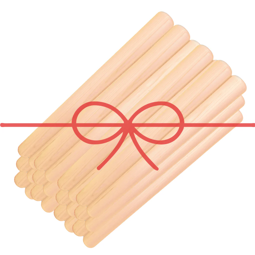 12 Pairs Hinoki Bachi - Image 4