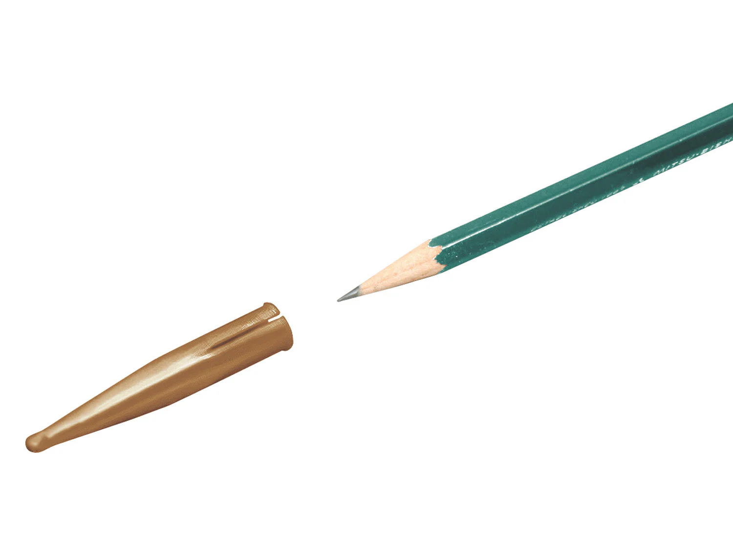Groove cap pencil