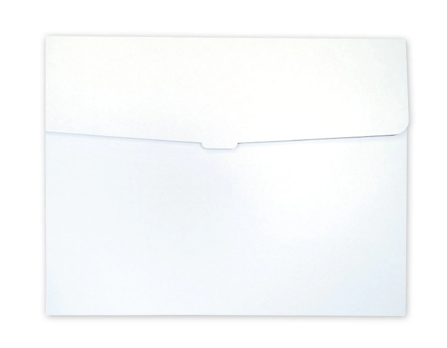 New work storage case, large plain white
