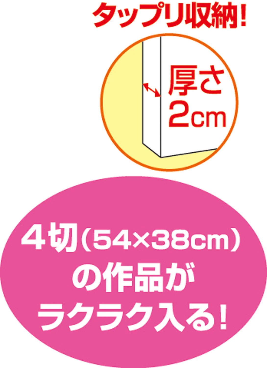 New artwork storage case, extra large, plain white - Image 4