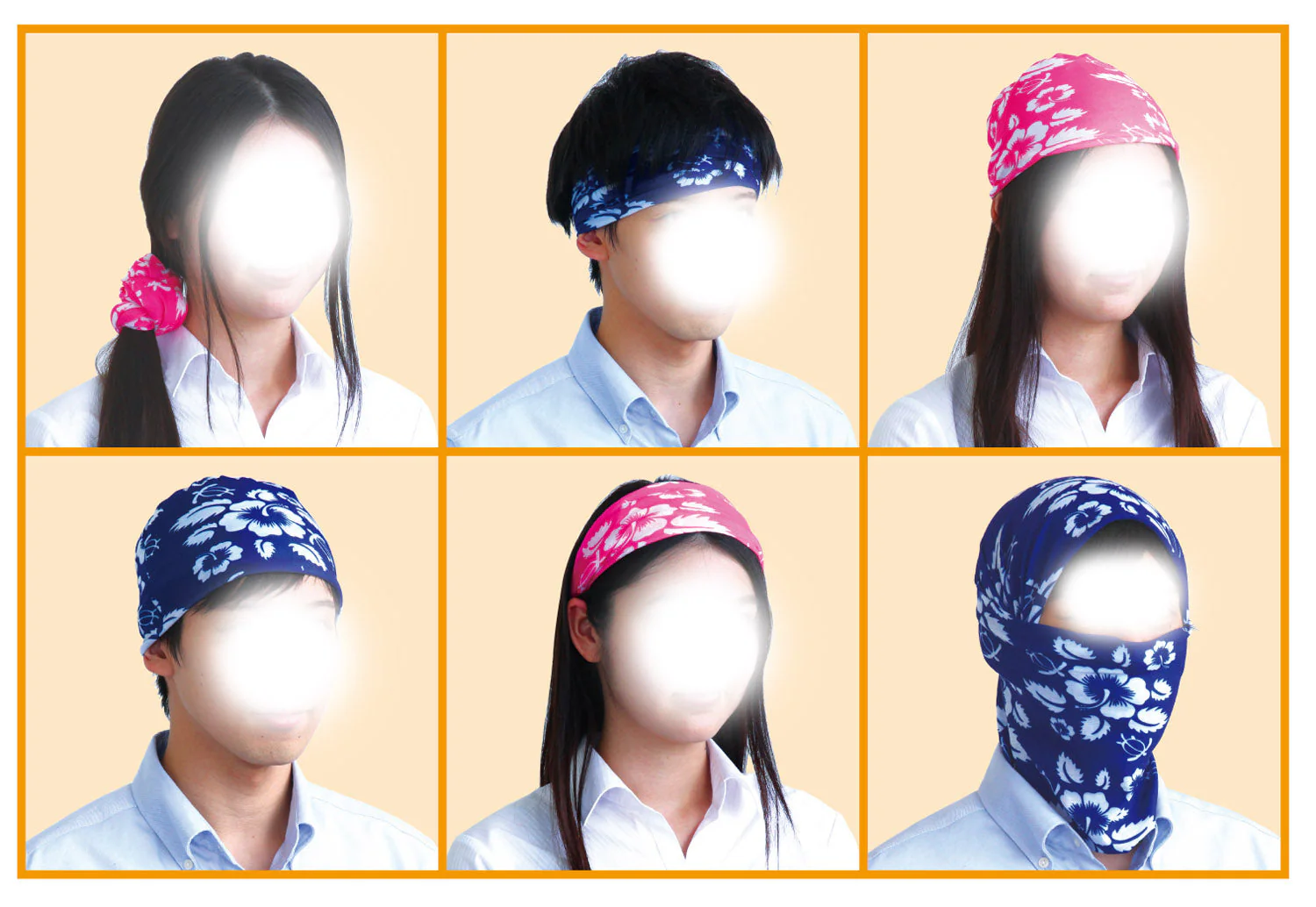Pipe bandana light blue - Image 4