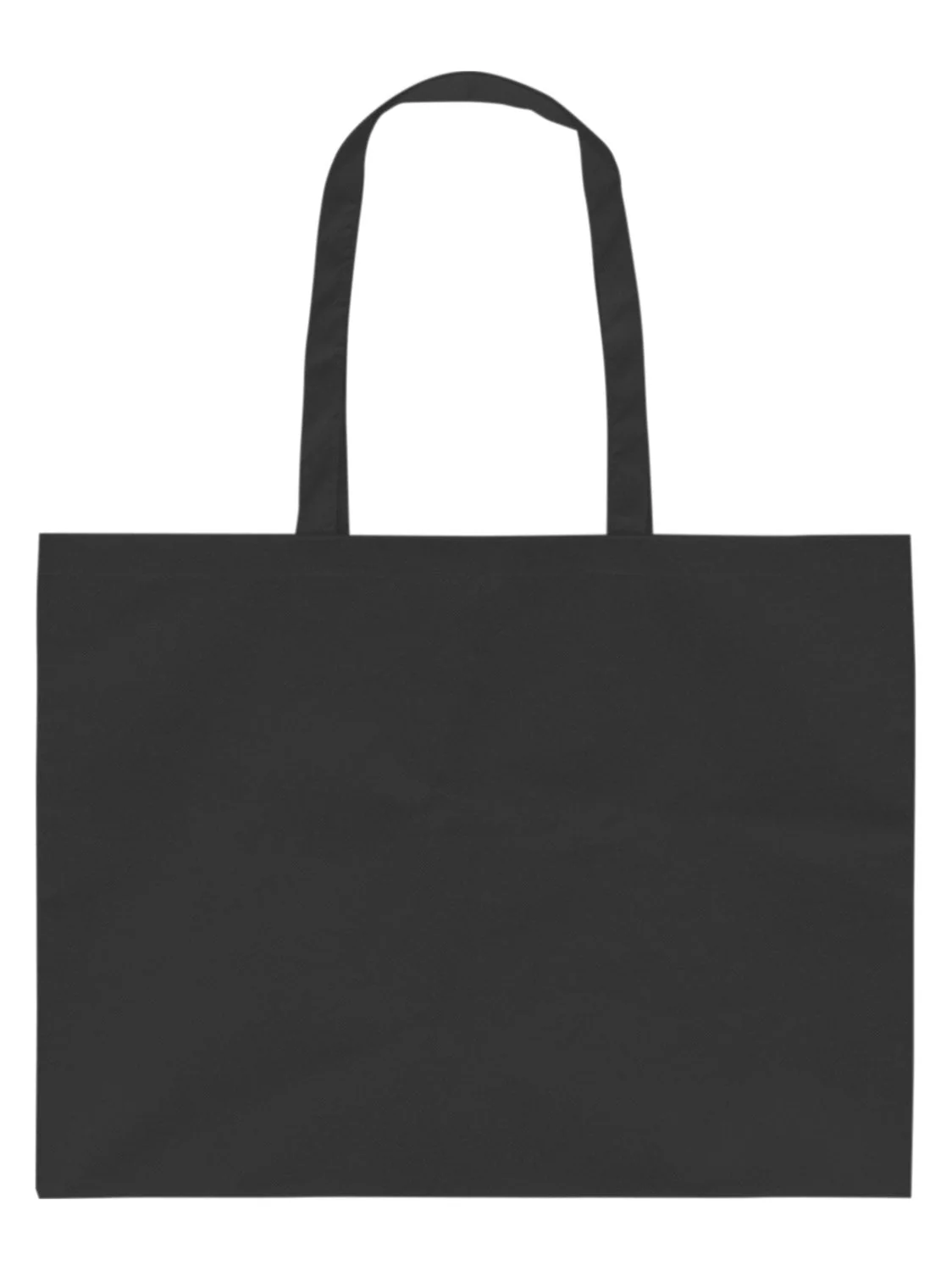 Work storage bag large non-woven fabric black