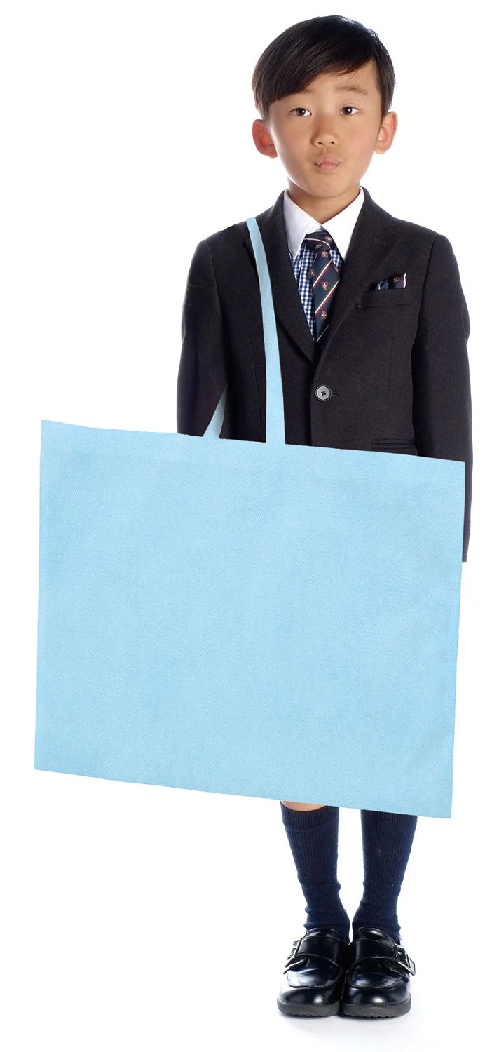 Work back made of non-woven fabric, extra large, light blue - Image 2