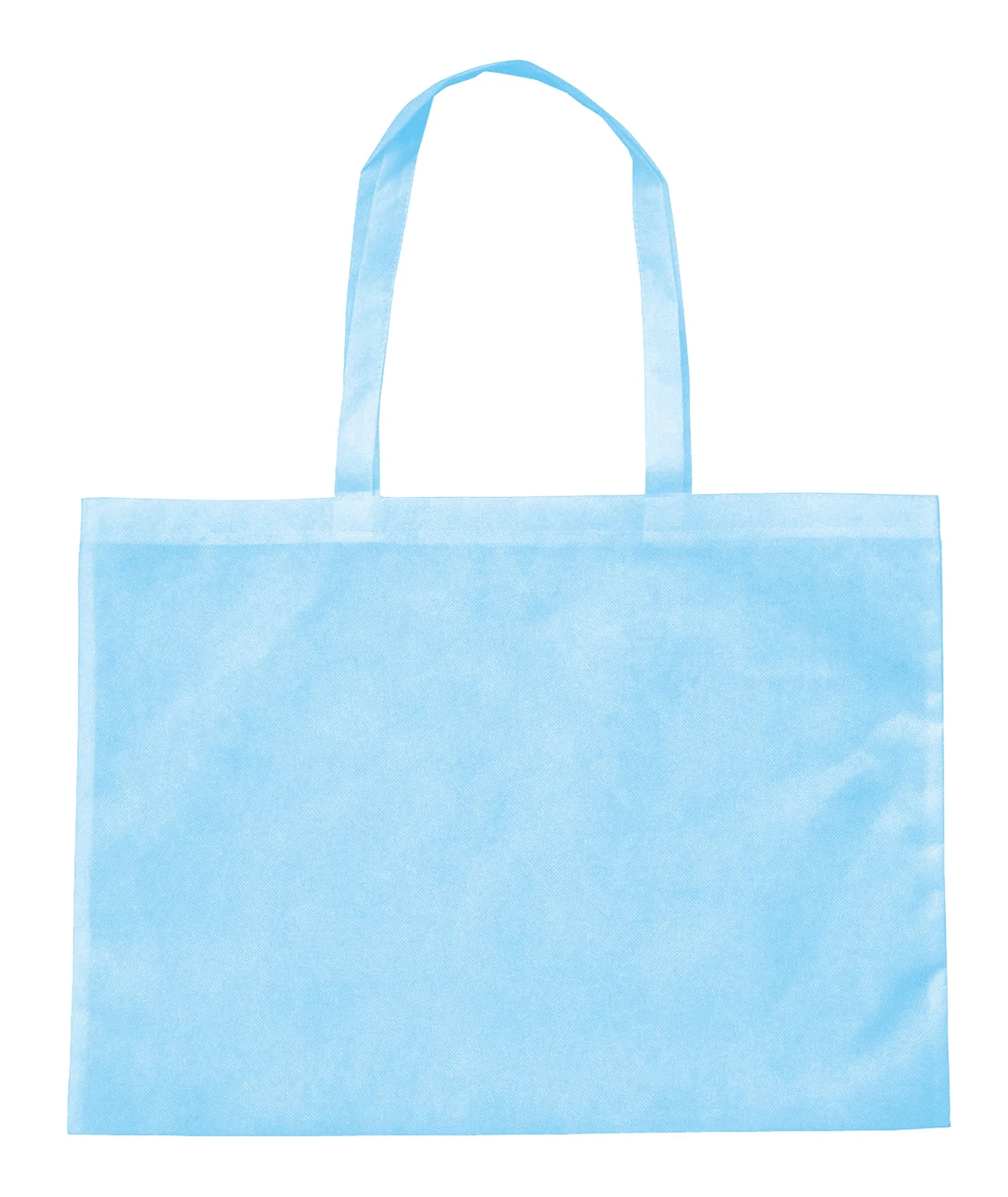 Work bag made of non-woven fabric, 8 cuts, light blue