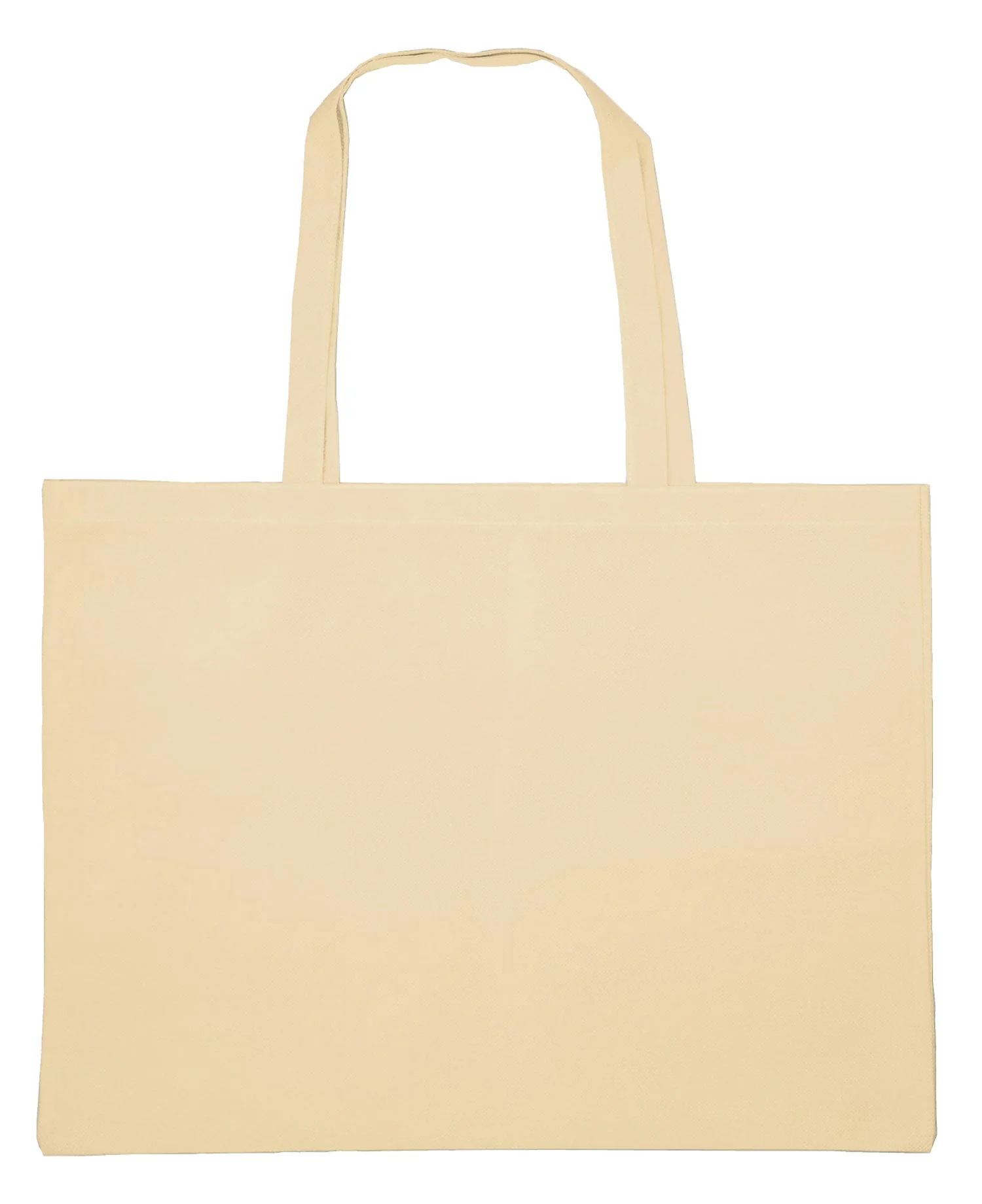 Work storage bag made of large non-woven fabric milky beige