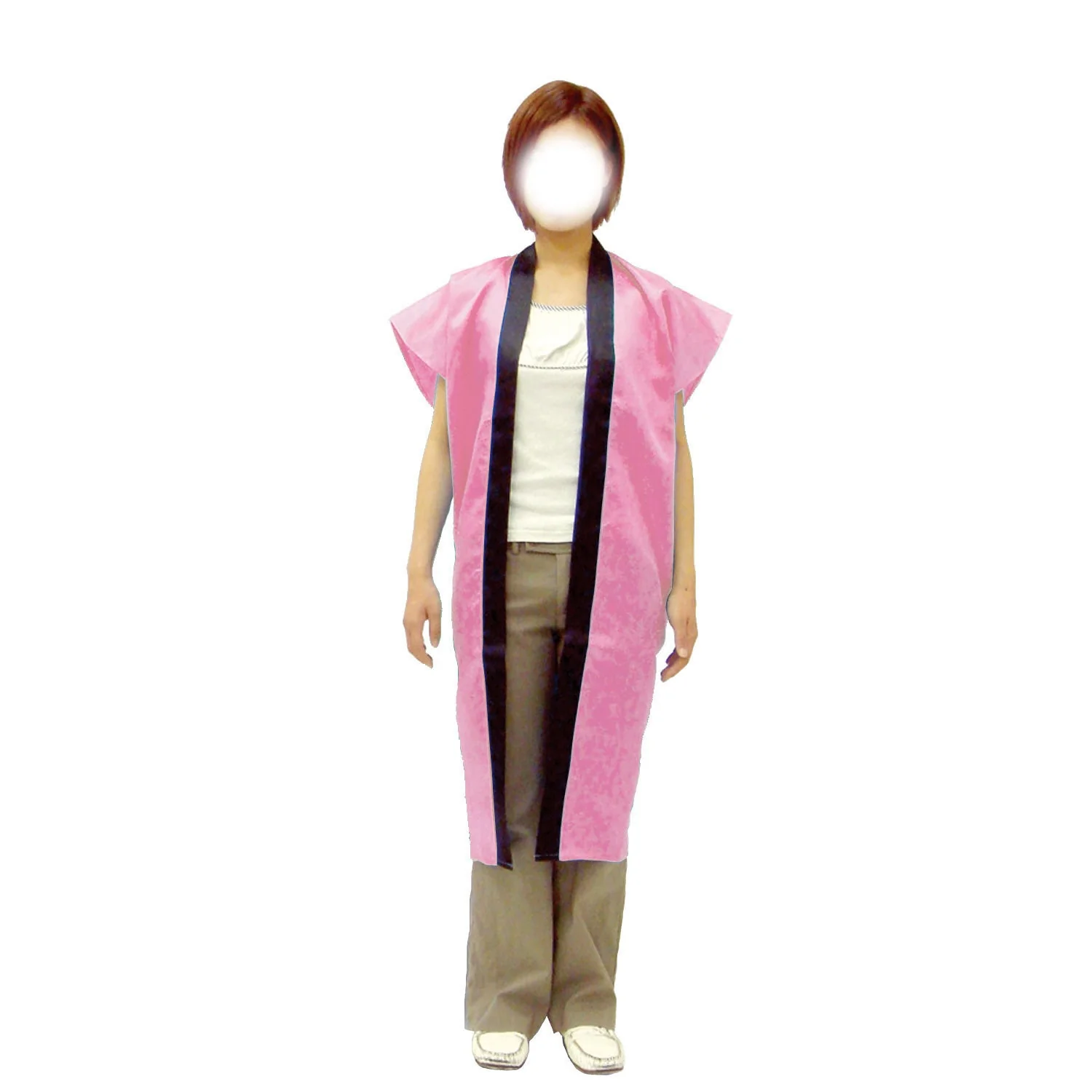 Satin Long Happy Peach L (with hachimaki) - Image 5