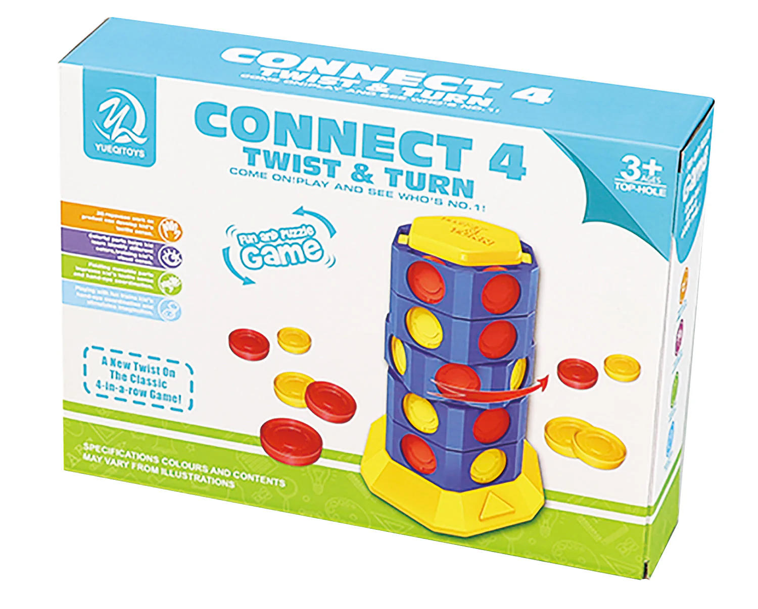 Four-tac-toe twist & turn