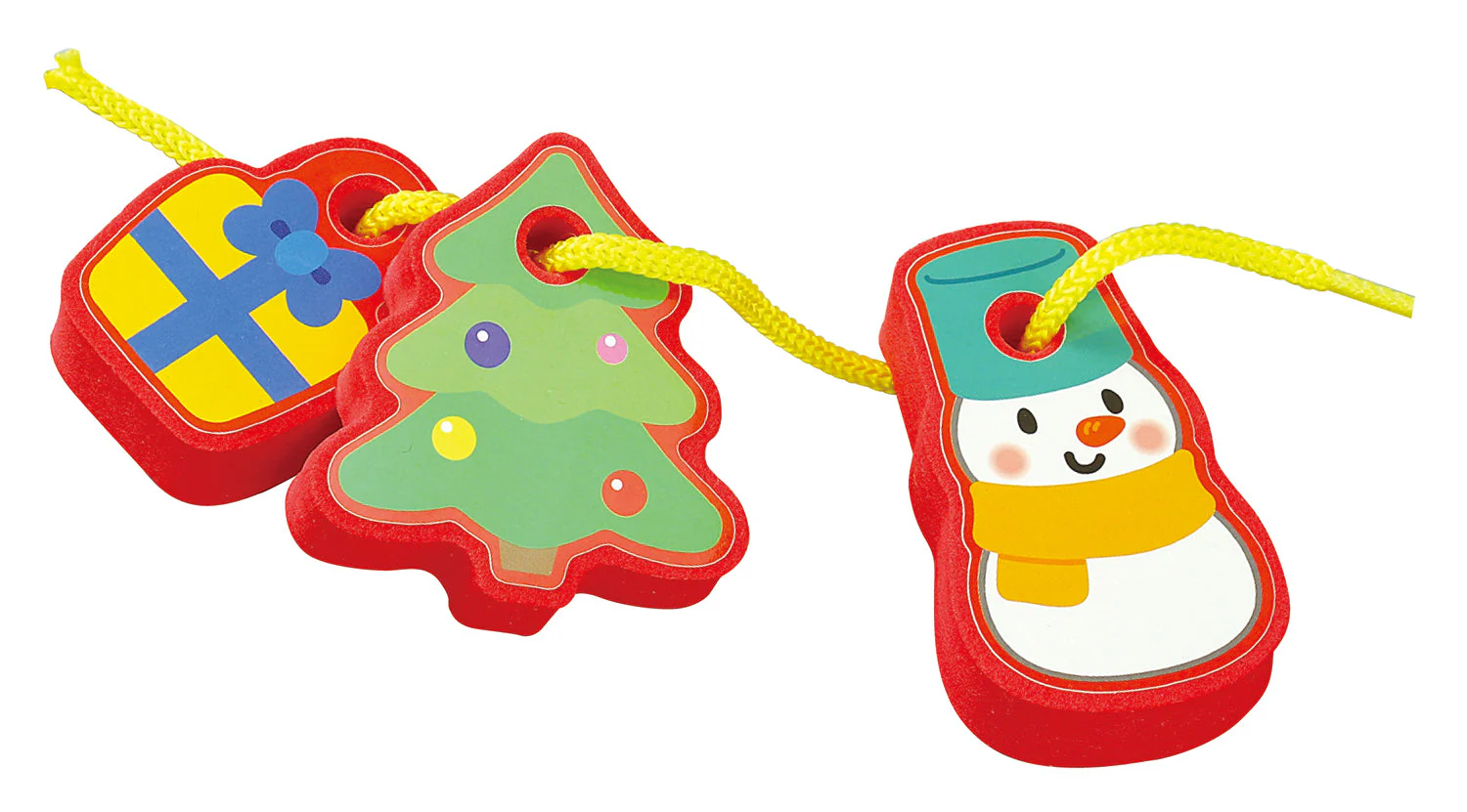 Assembling the shape of the Christmas boots and putting on the laces - Image 6