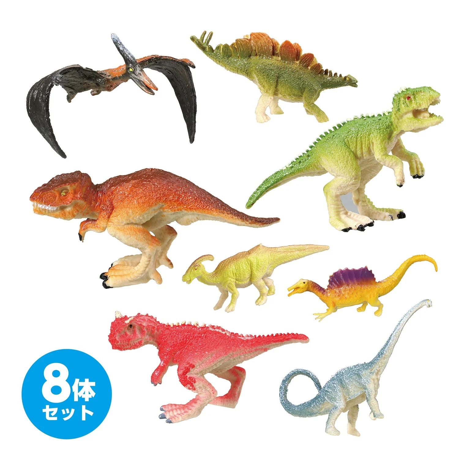 8 dinosaur figures set - Image 2
