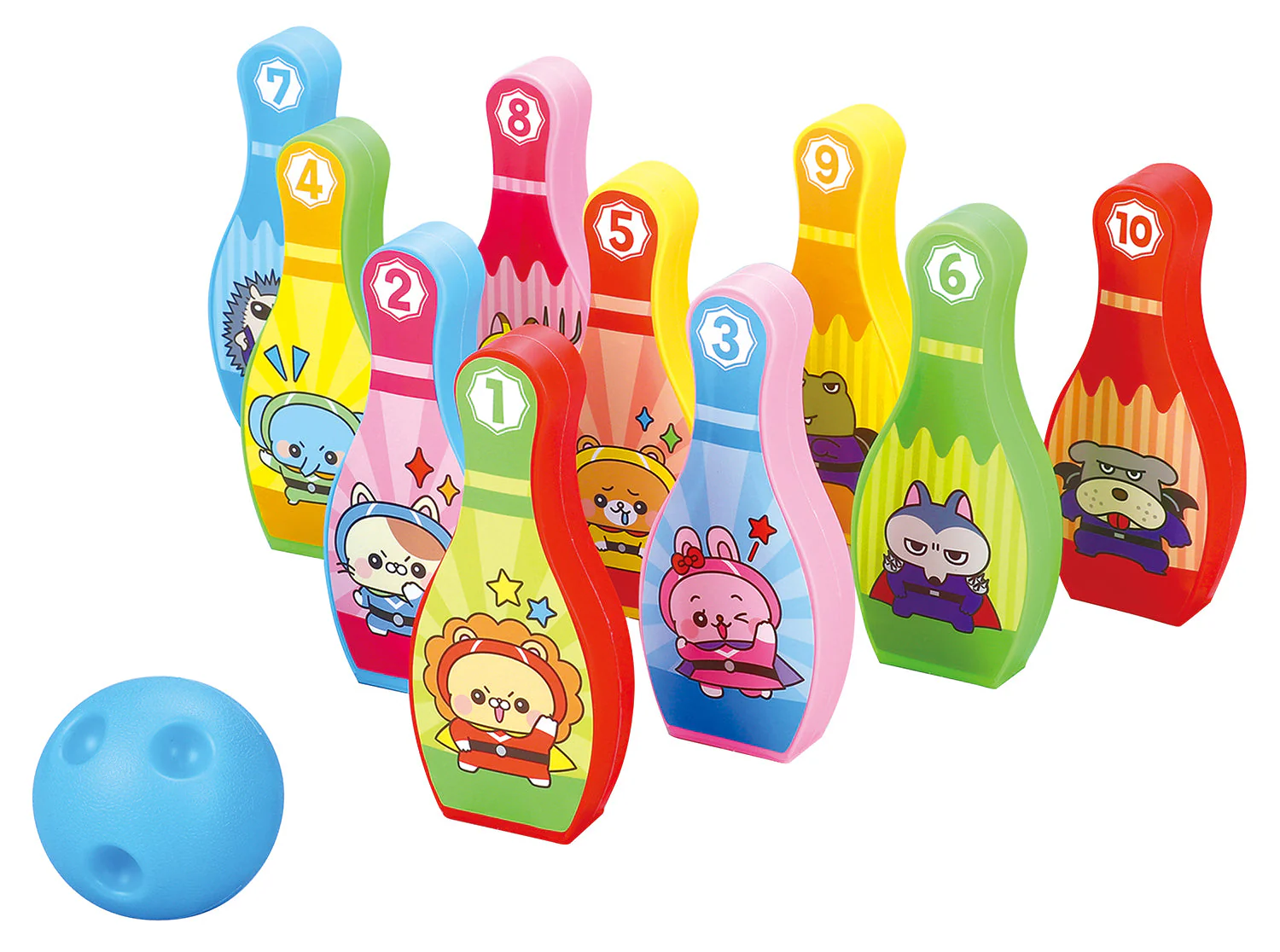 Chiku range colorful bowling set