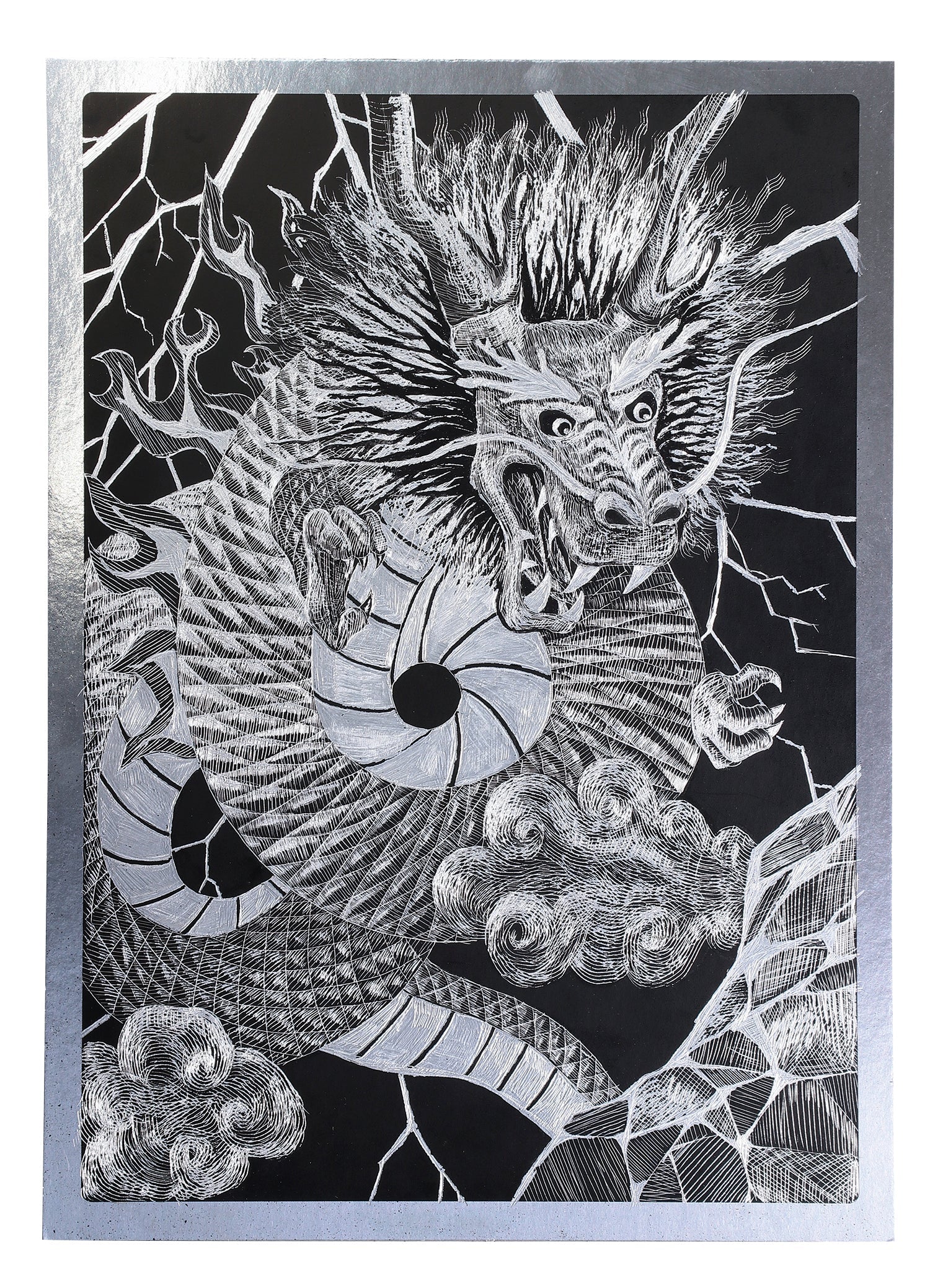 Scratchboard (paper-based) Silver