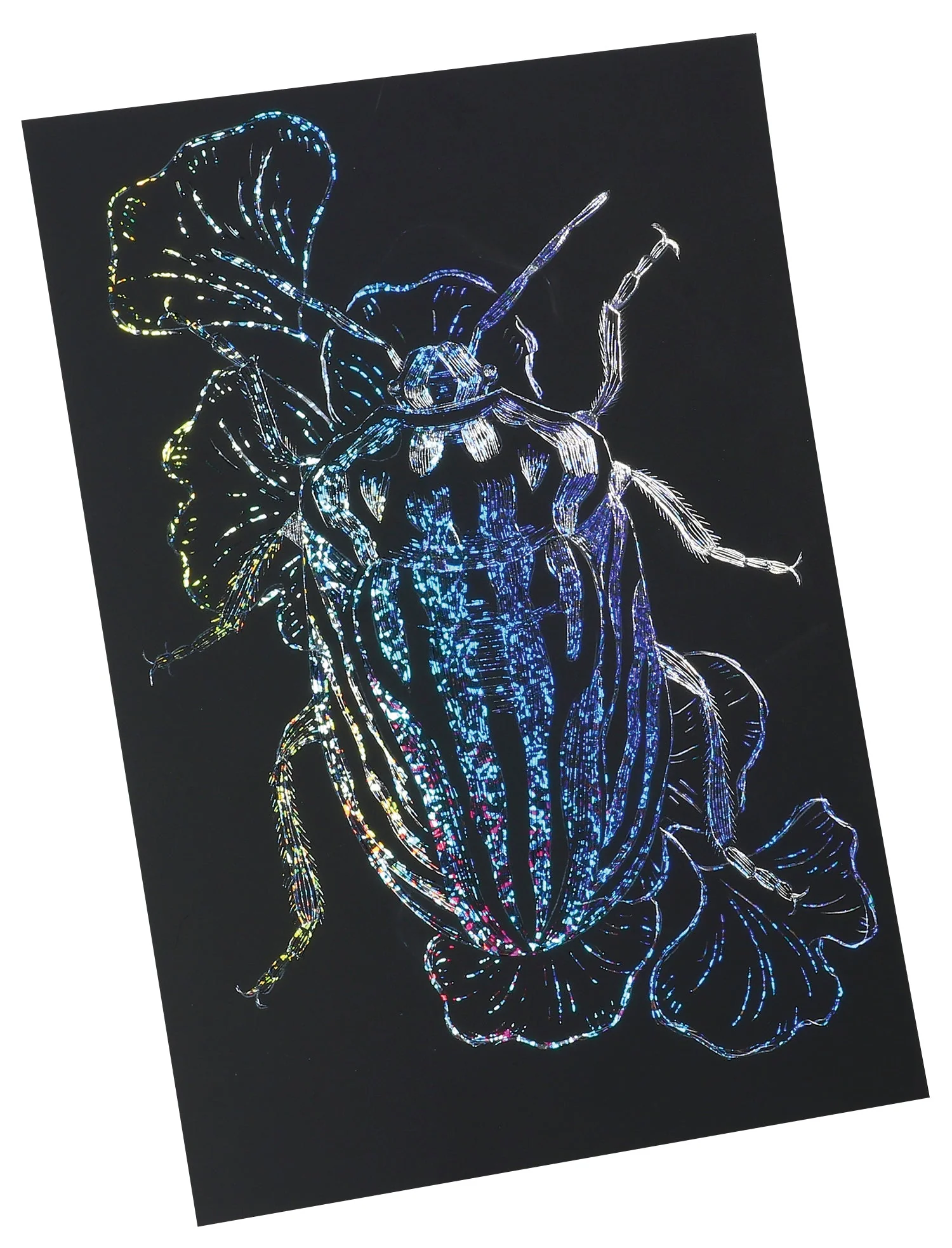 Hologram scratch board 190×265mm - Image 2