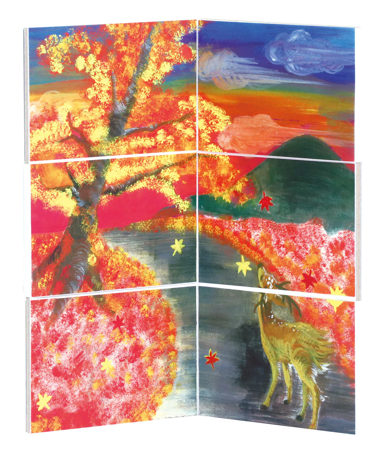 handmade karakuri folding screen - Image 4