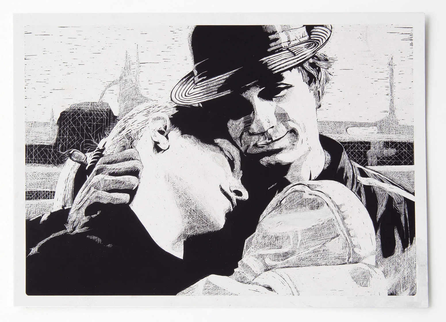 Made of new scratchboard paper