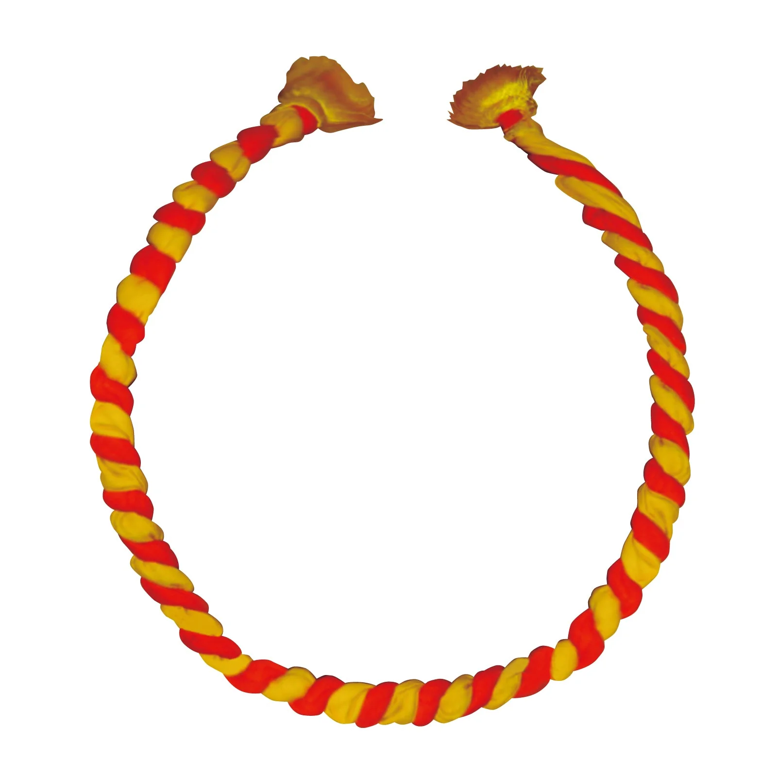 Twisted headband red/yellow