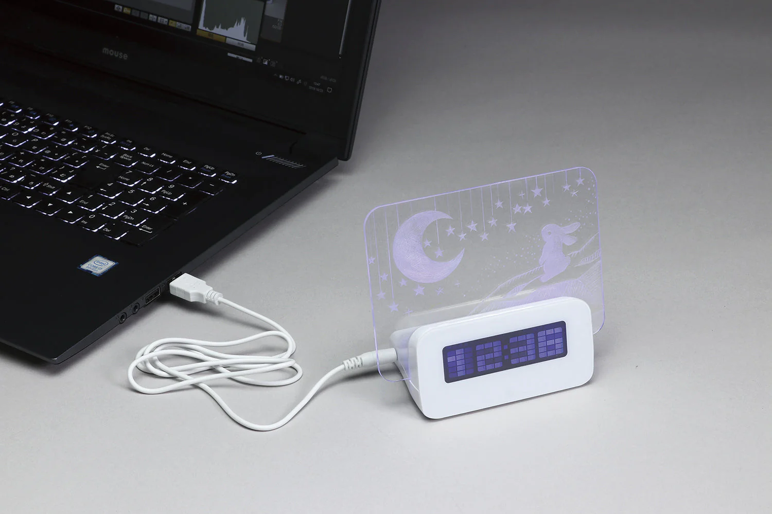 Light scratch clock - Image 2