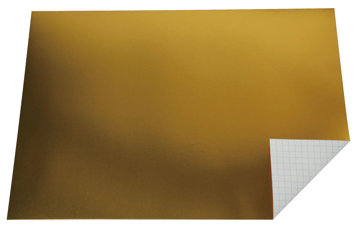 Metallic craft graph paper 4 cuts gold color 1 sheet