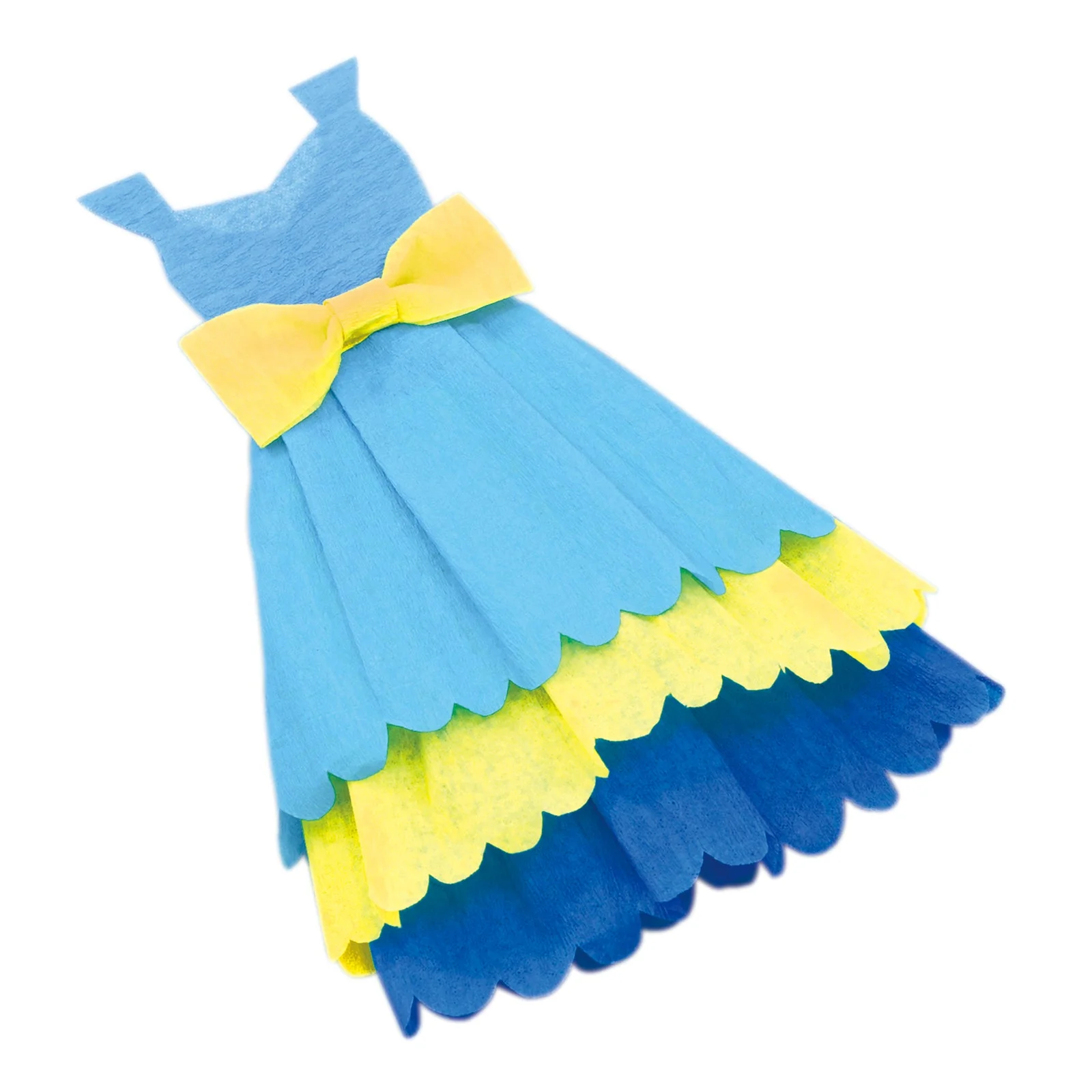 Crepe paper 250x250 6 colors set