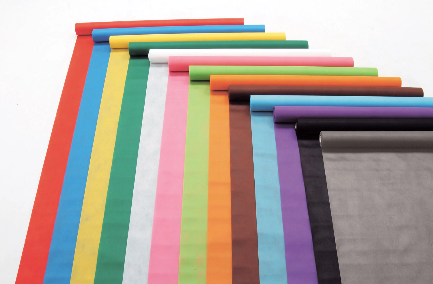 Color non-woven fabric roll gray 4m sale - Image 2