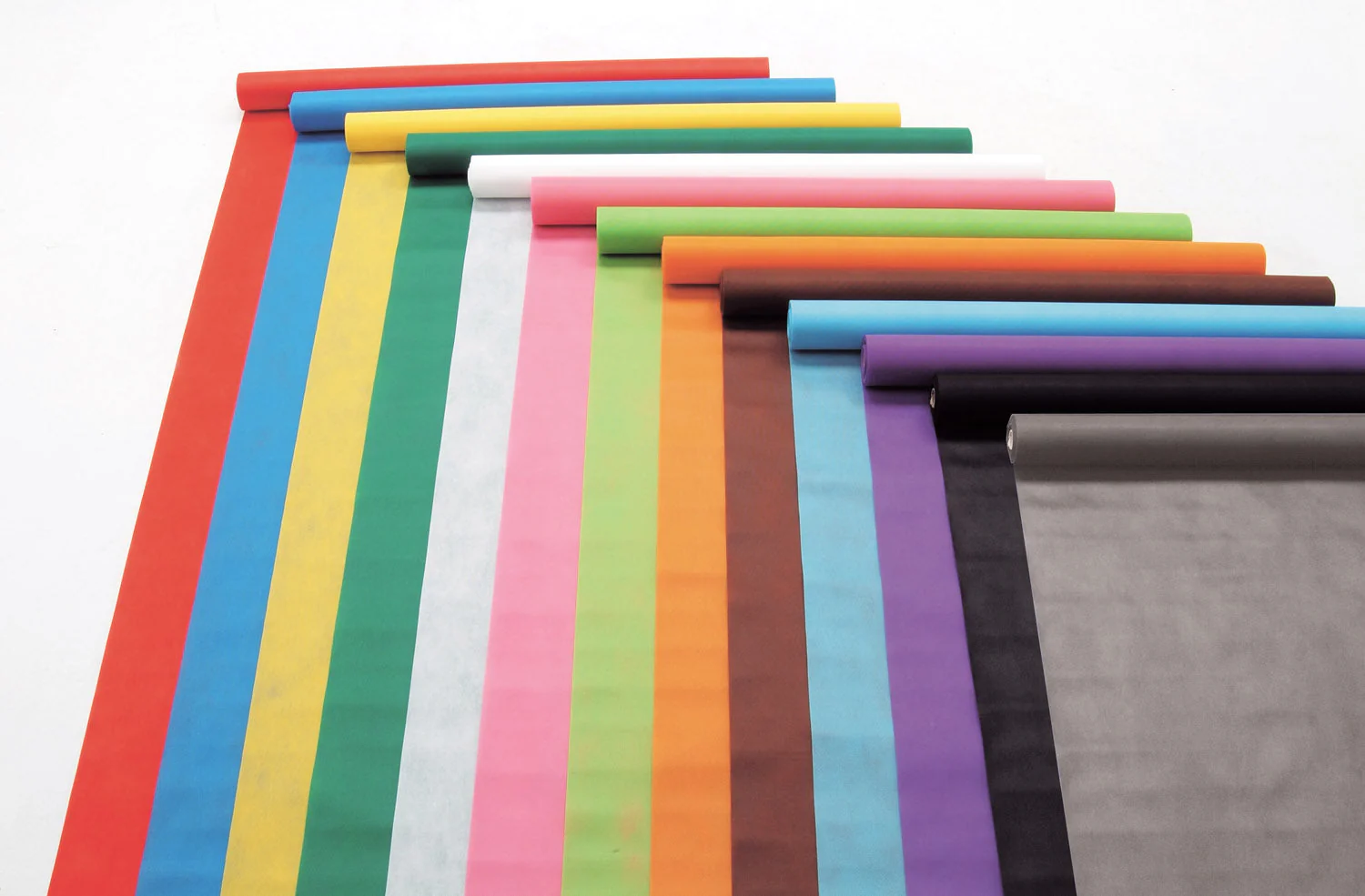 Color non-woven fabric roll red 2m sale