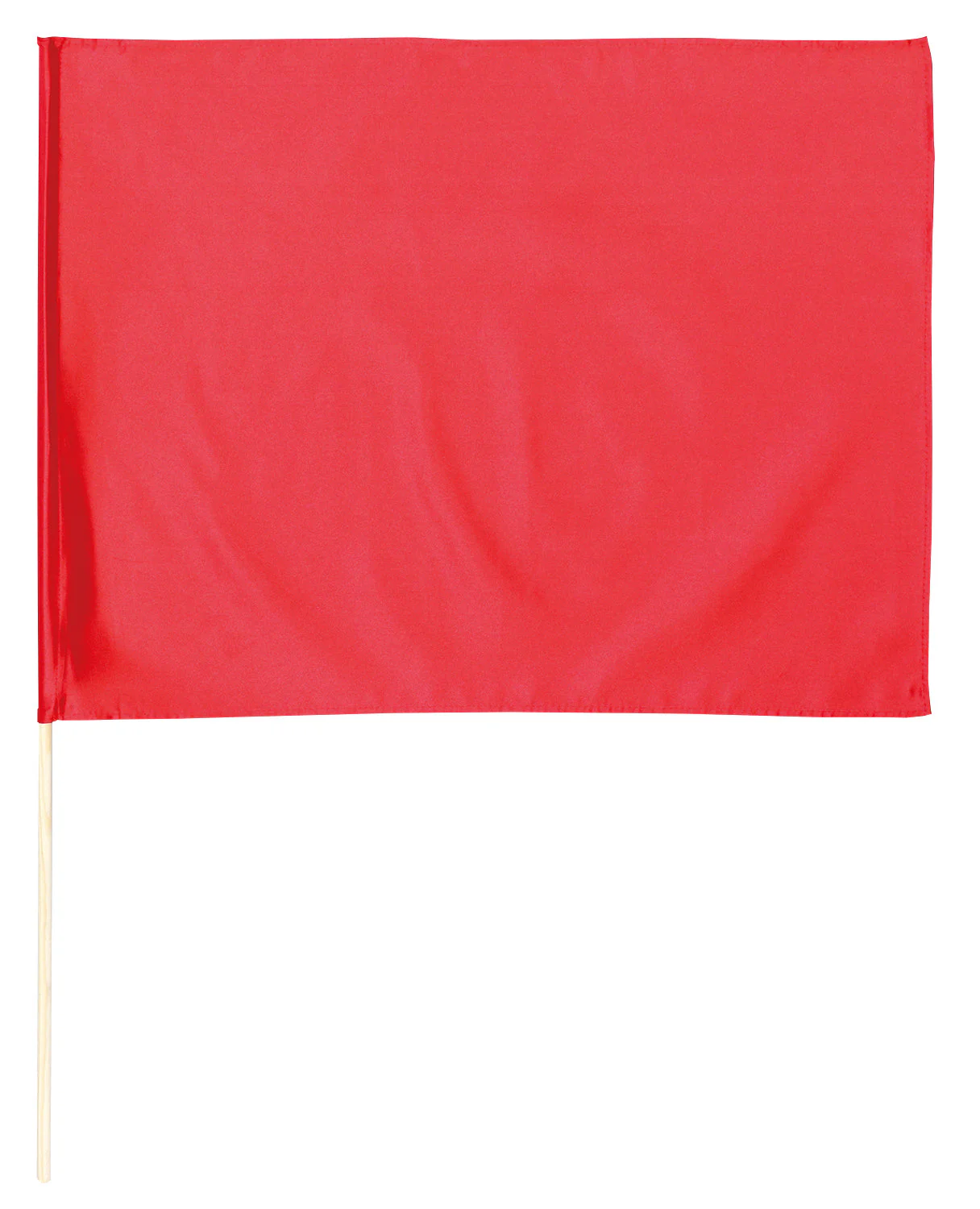 Satin extra large flag metallic red φ12mm
