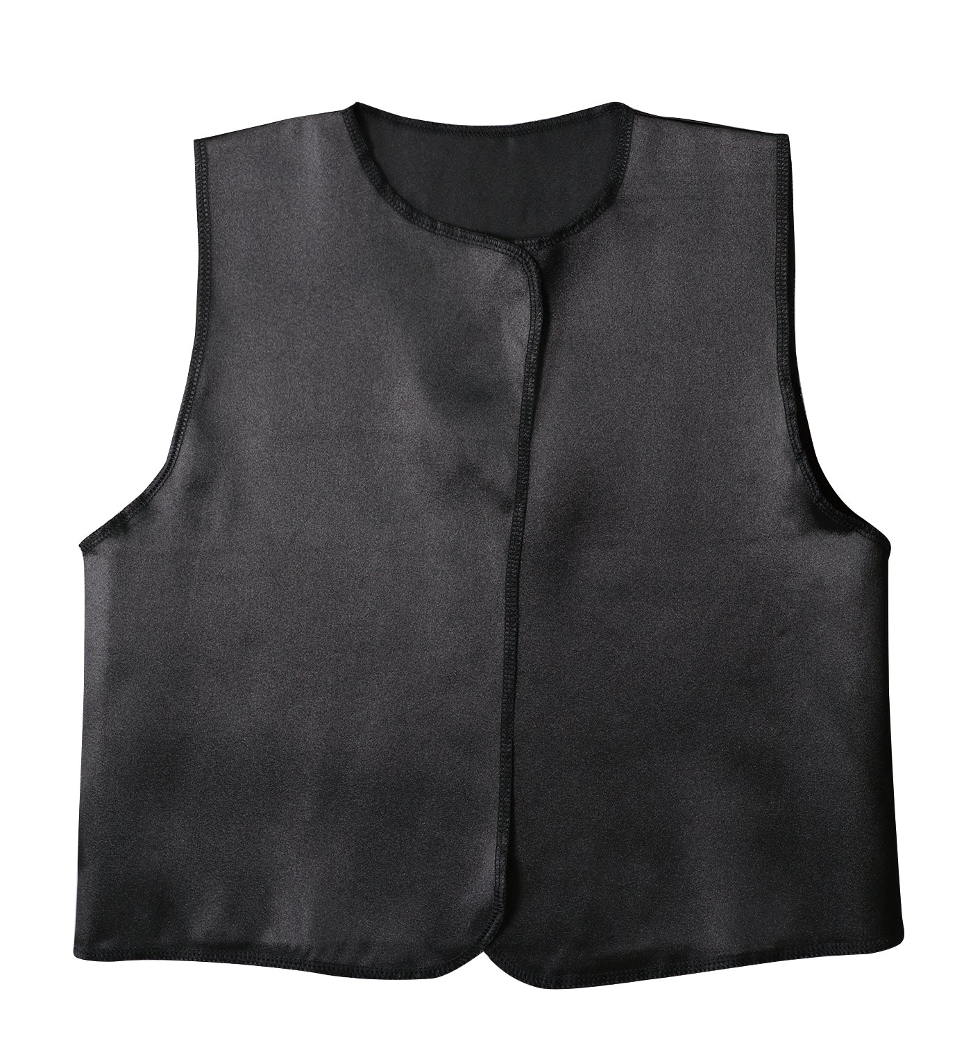 Soft satin vest J black
