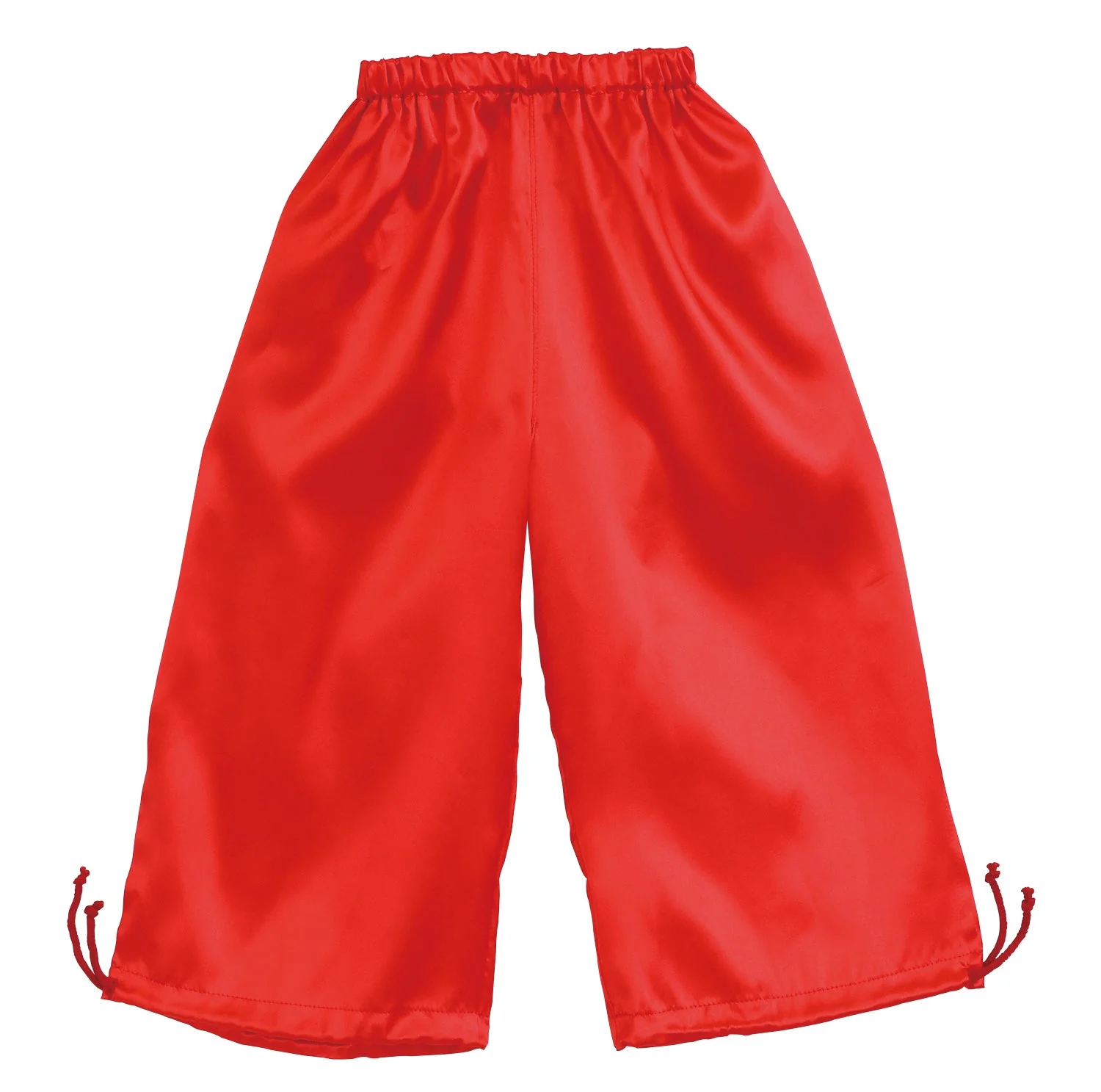 Soft satin ribbons (with hem diaphragm) J red