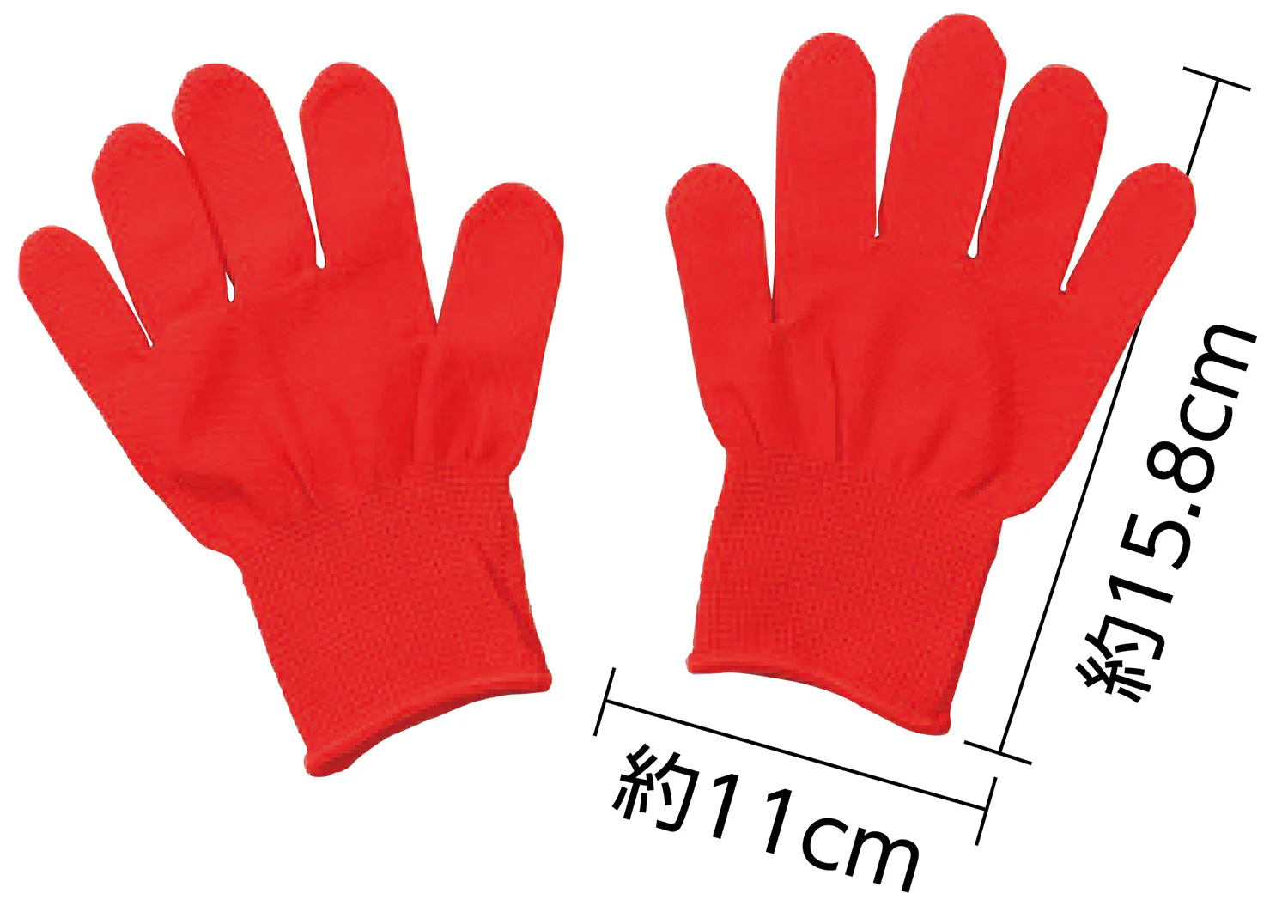 Color light gloves red - Image 3