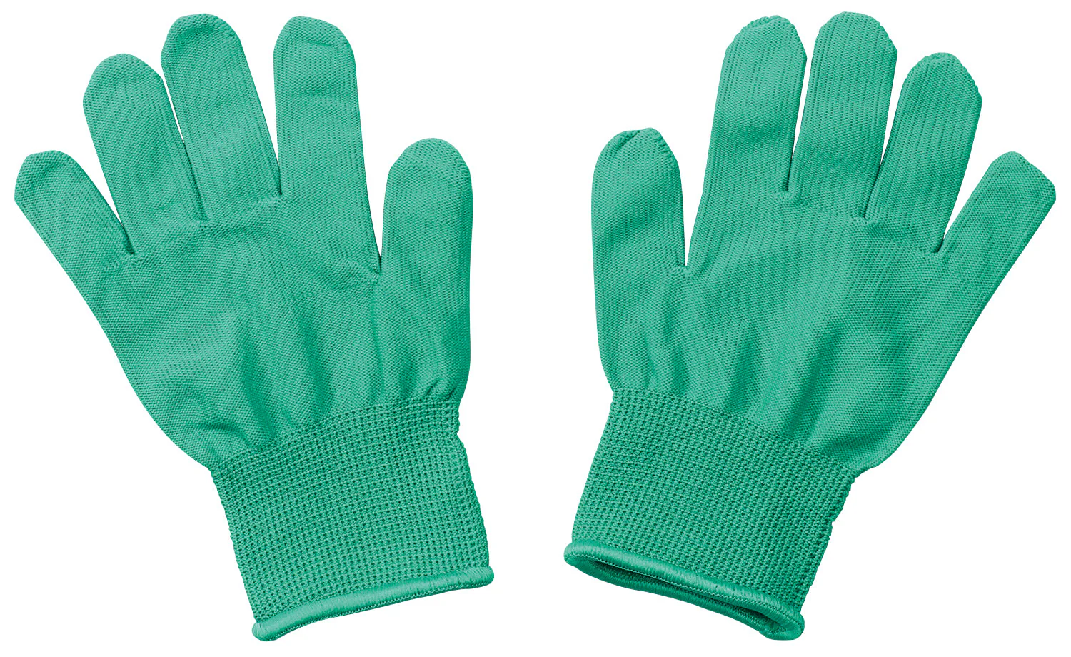 Color light gloves green