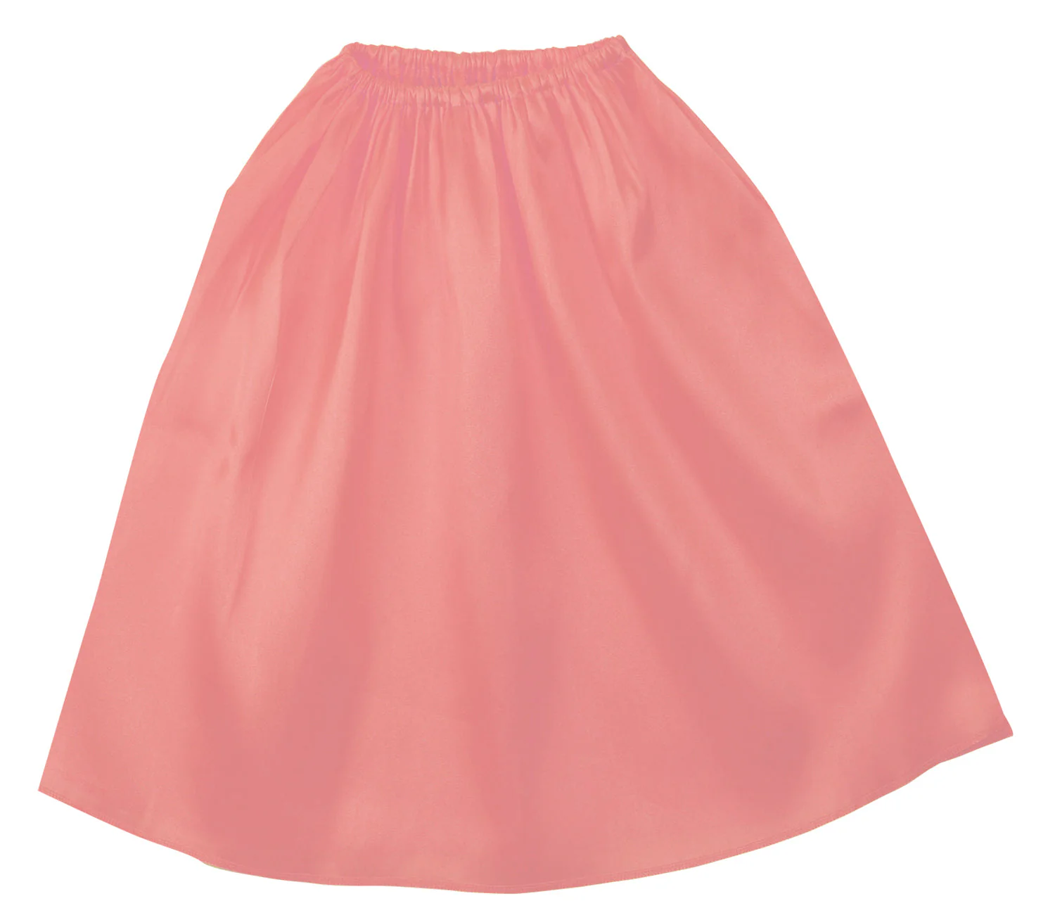 Soft satin jacket/skirt straight peach