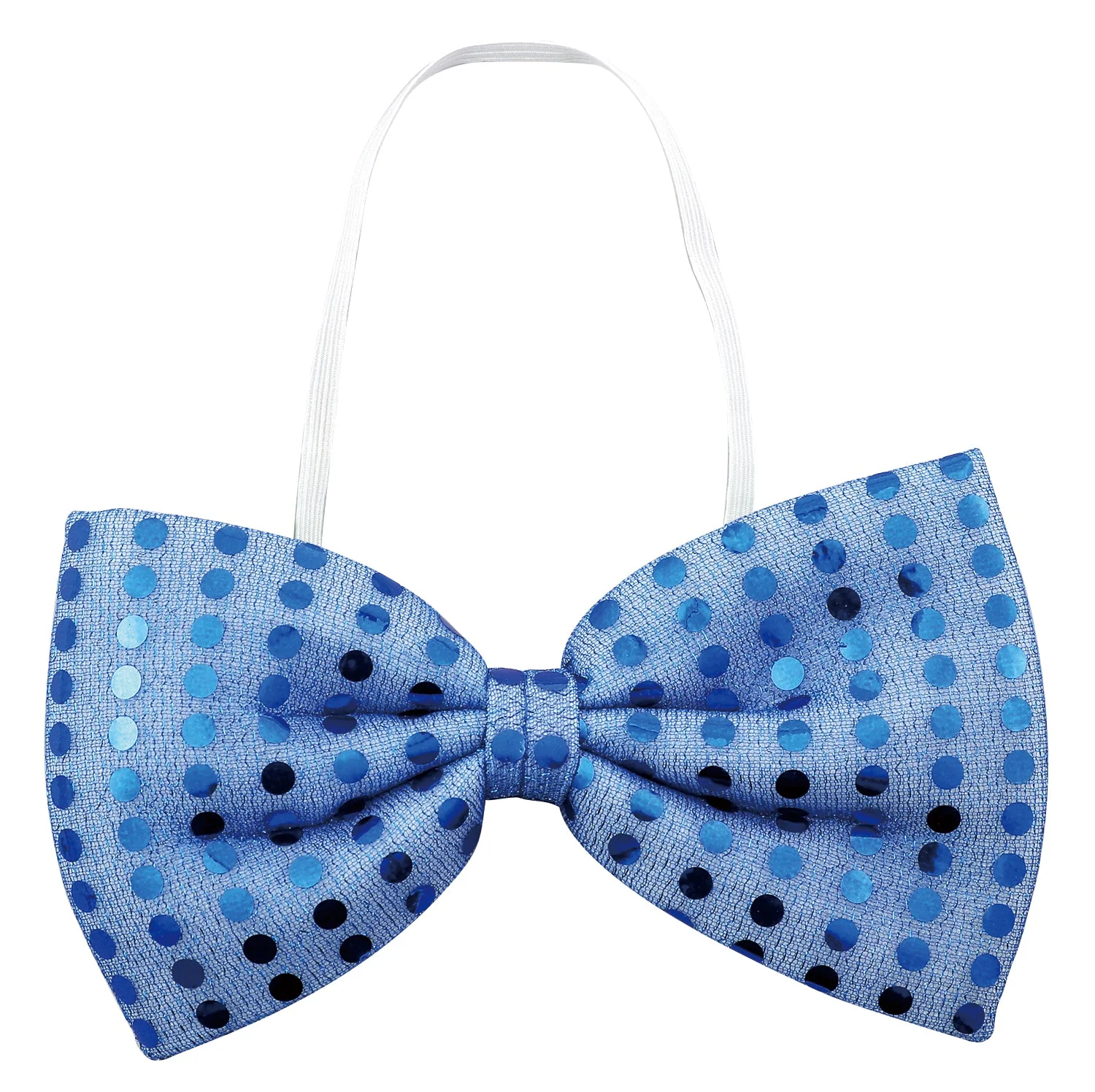 Costume set (sparkling butterfly neck tie blue, sparkling hat black) - Image 4