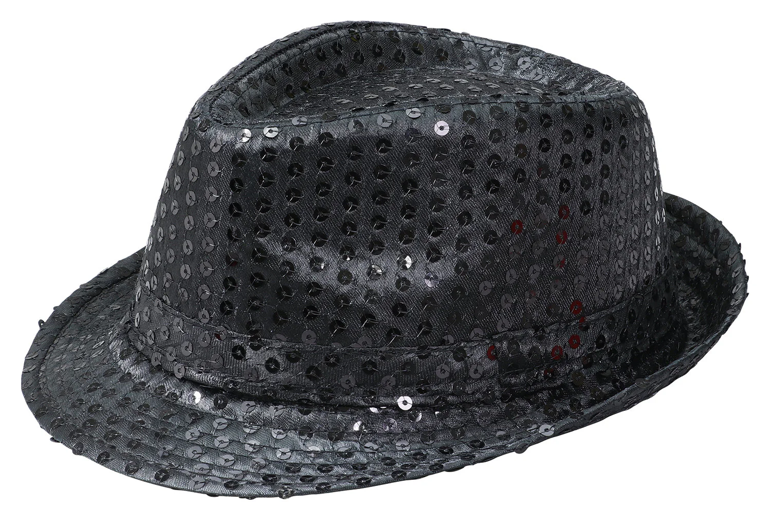 Costume set (glitter butterfly tie gold, glitter hat black) - Image 2
