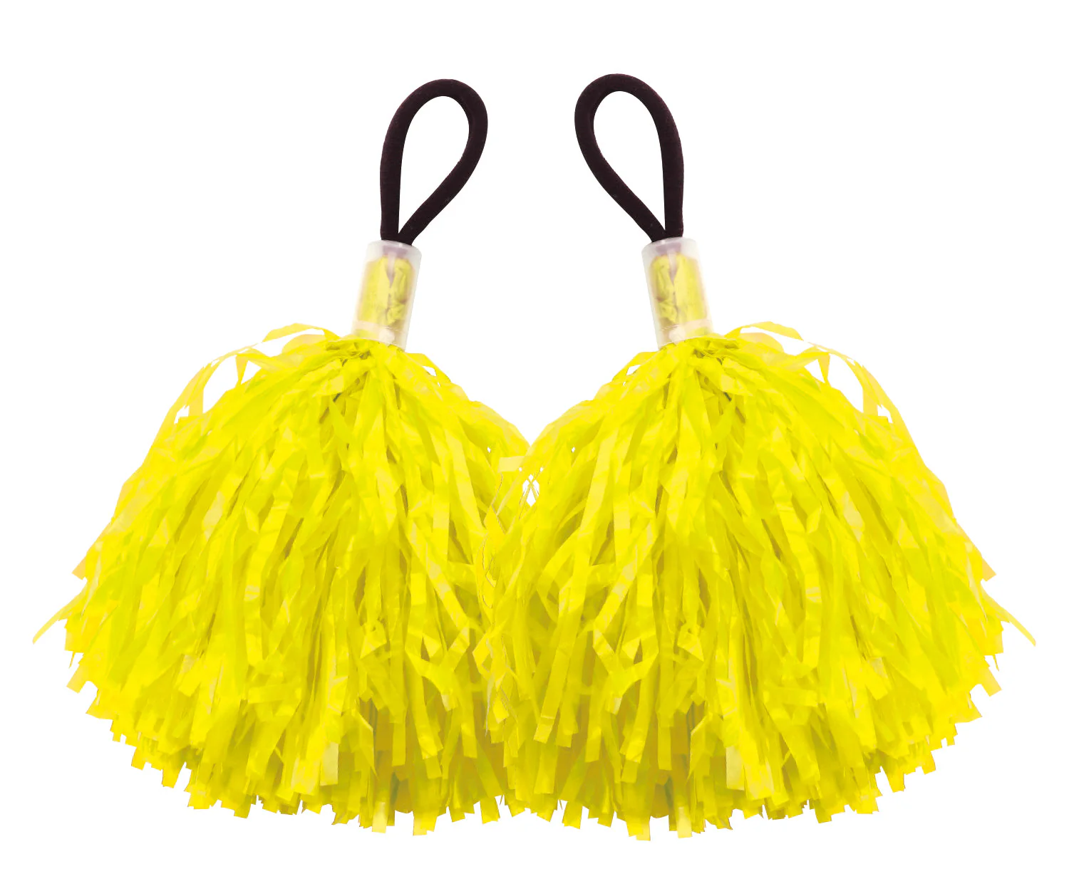 Hand free pompon small yellow