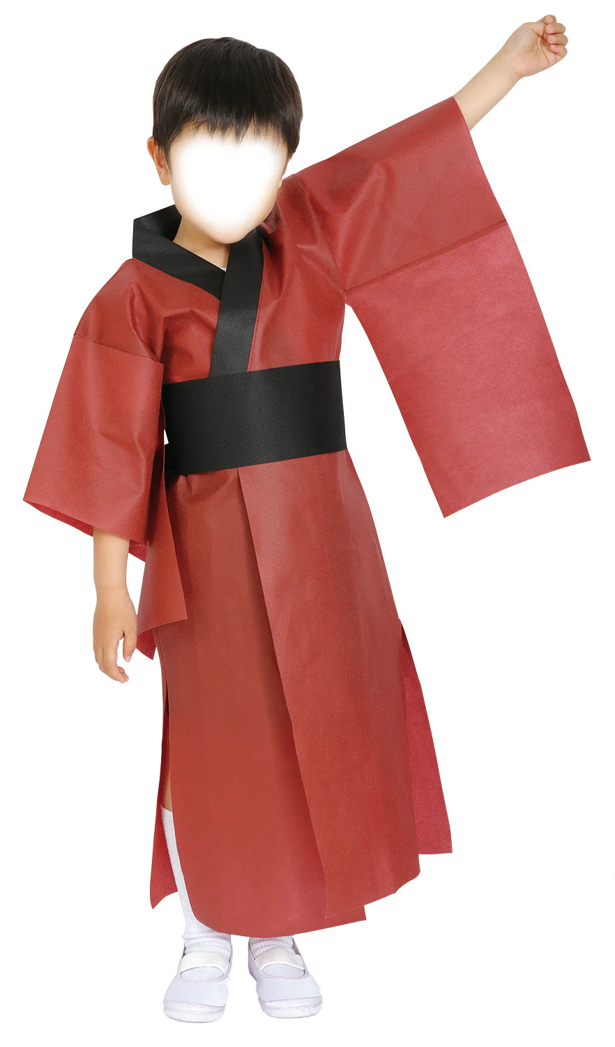 Costume base kimono (with sleeves) brown - Image 2
