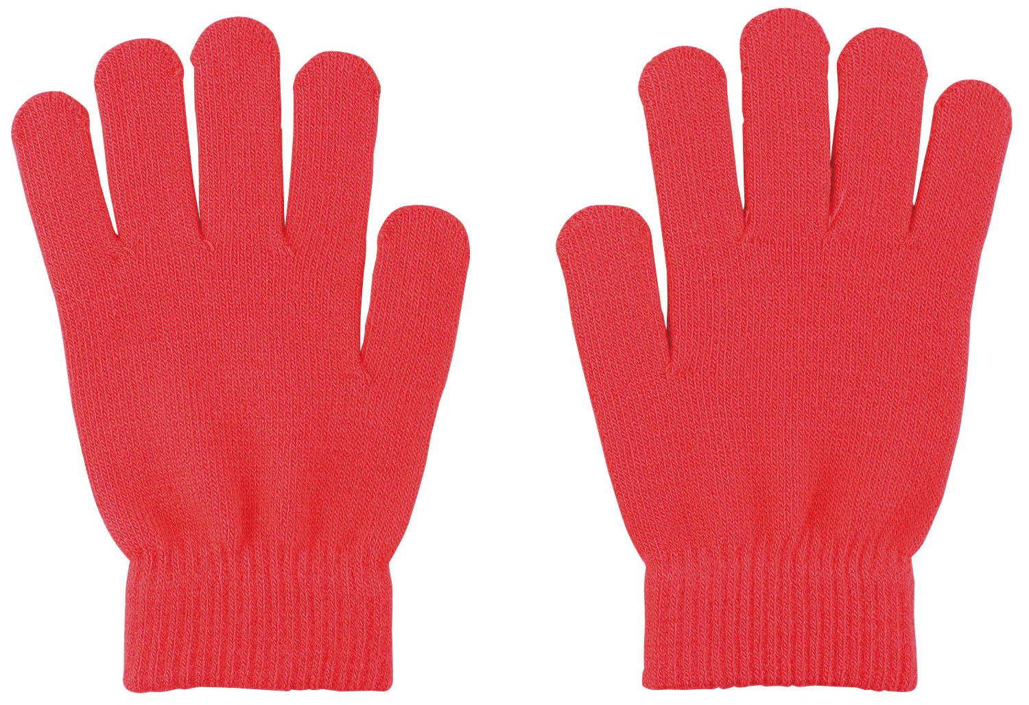 Colored growth gloves large red