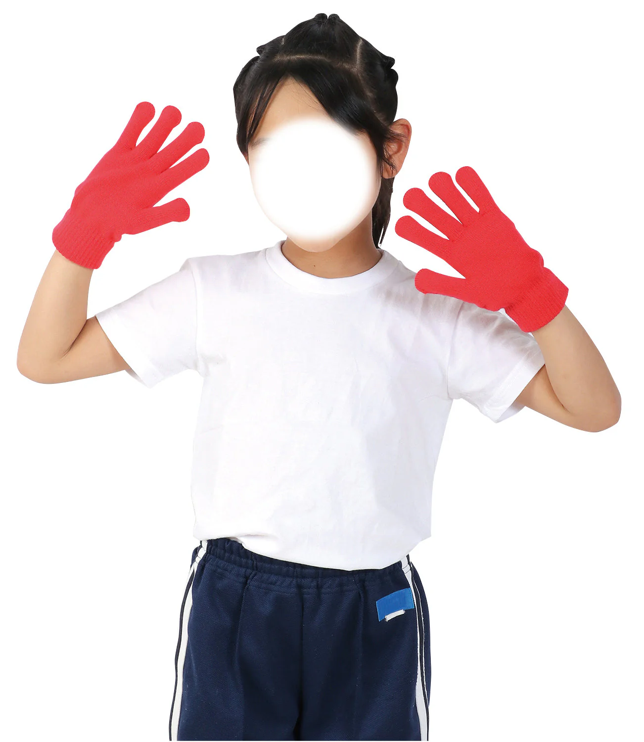 Colored growth gloves large red - Image 2