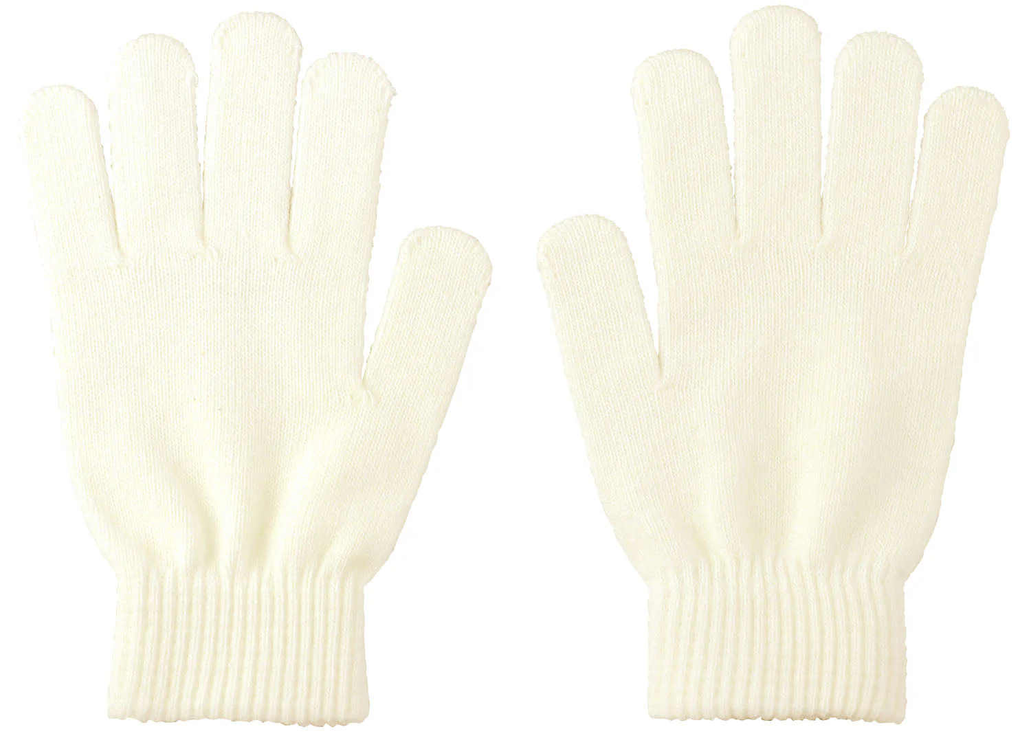 Colored growth gloves large white