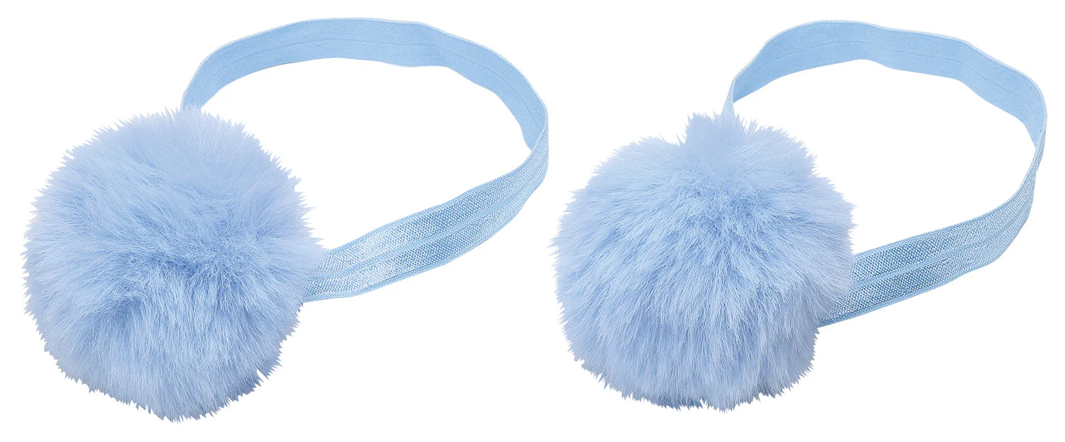Ponpon band blue