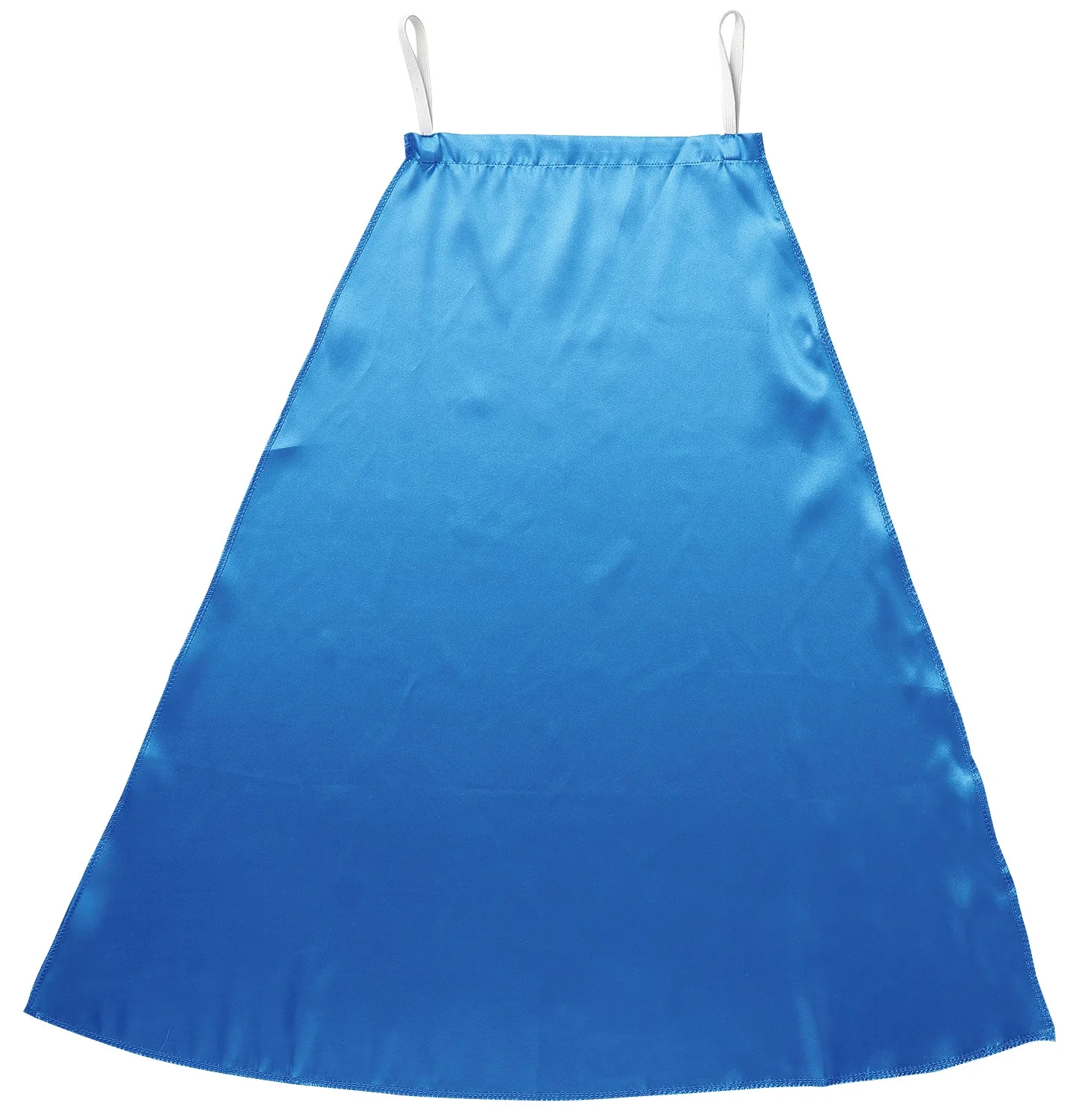 Soft satin hood blue