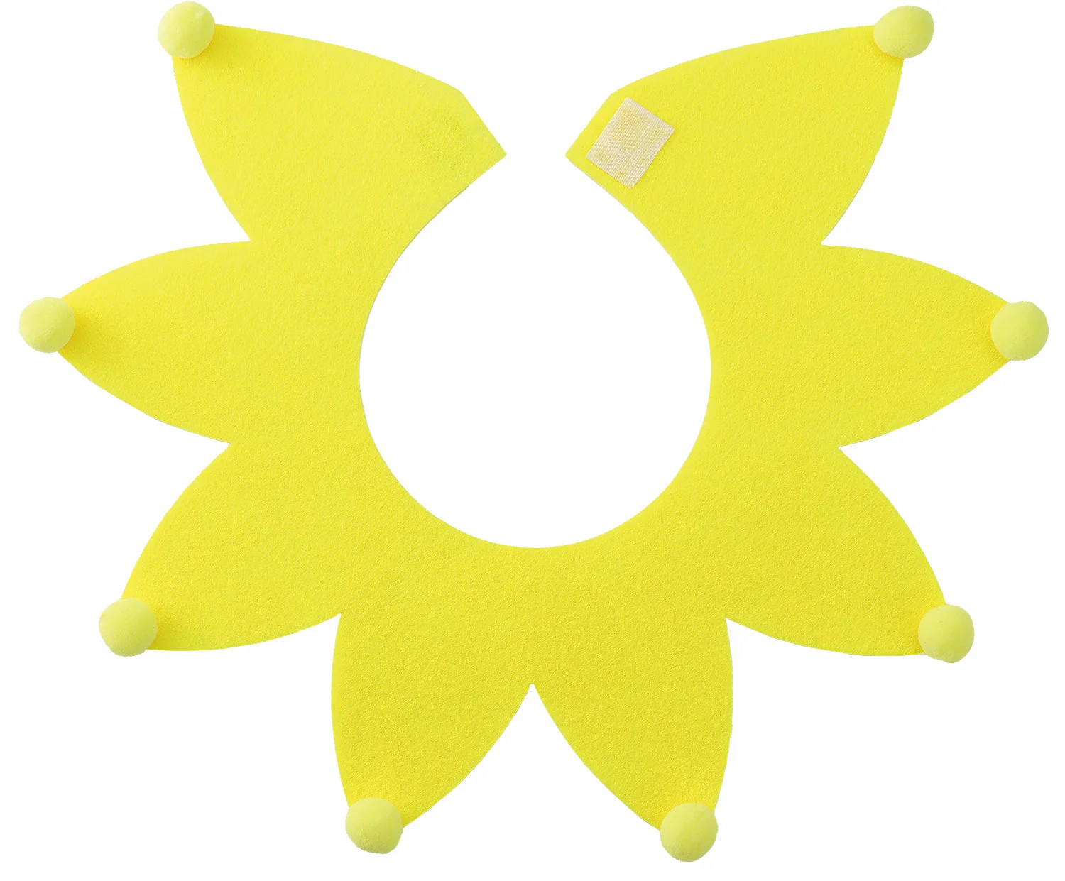 Felt collar yellow