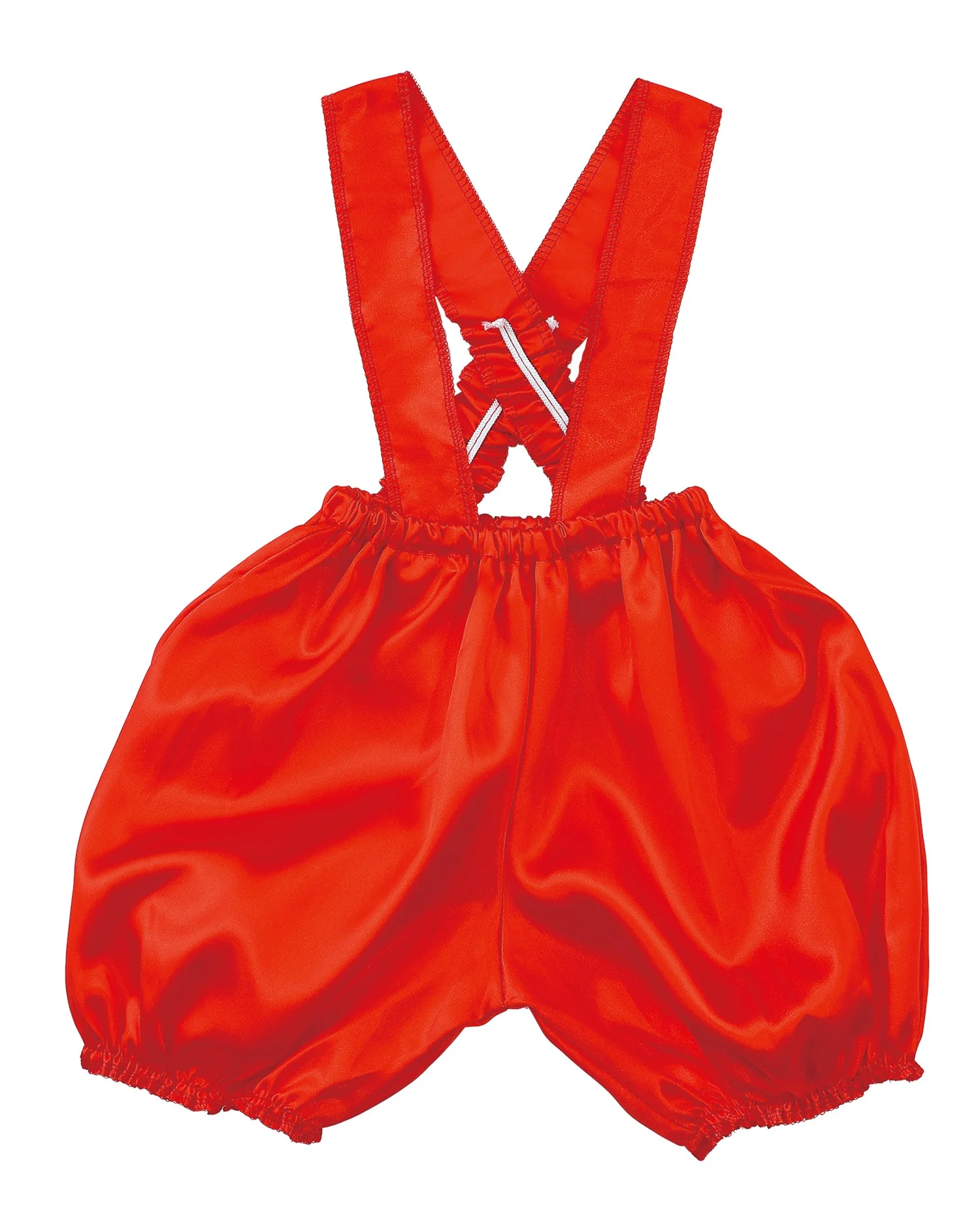 Soft satin salpette pumpkin pants C red
