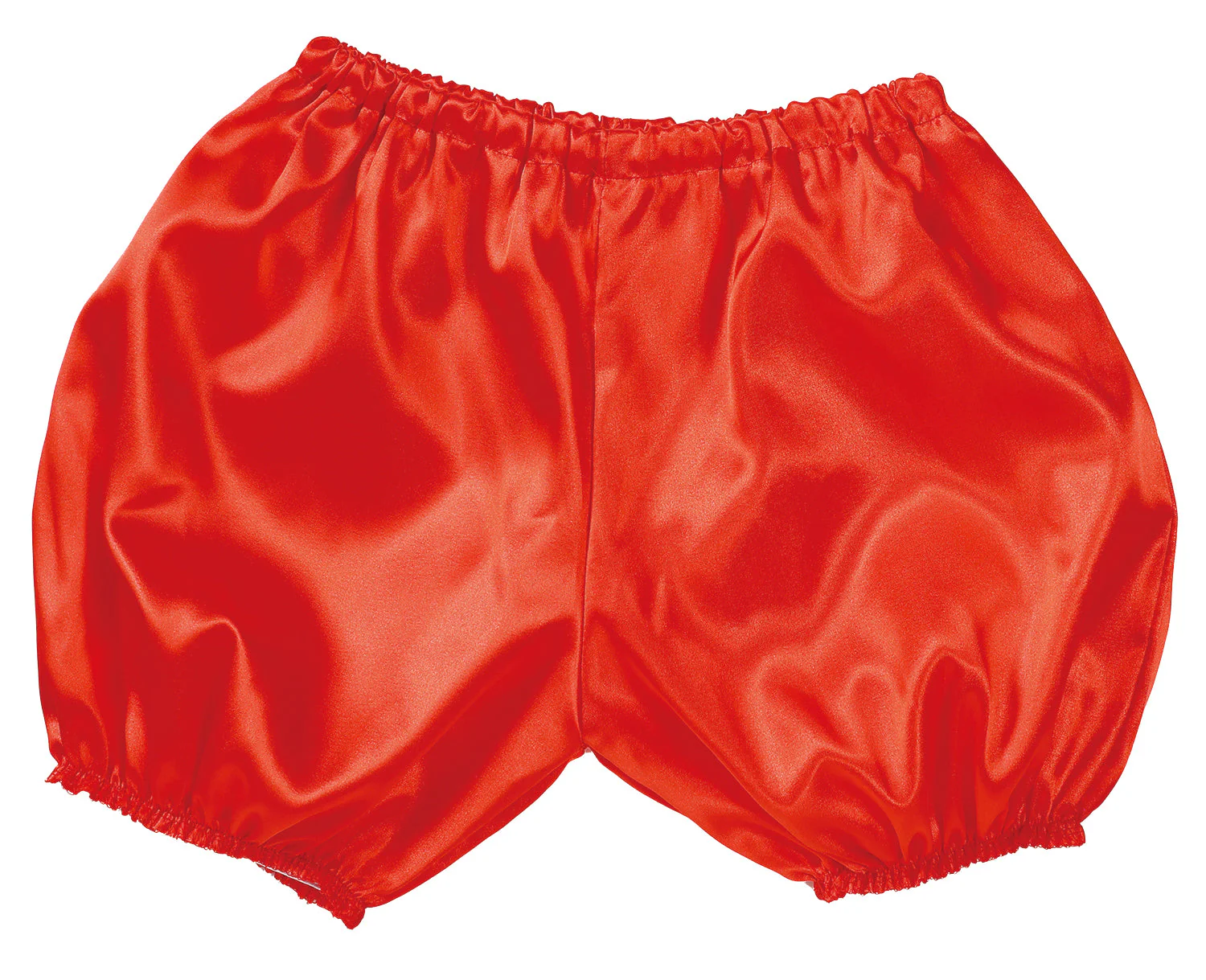 Soft satin pumpkin pants C red
