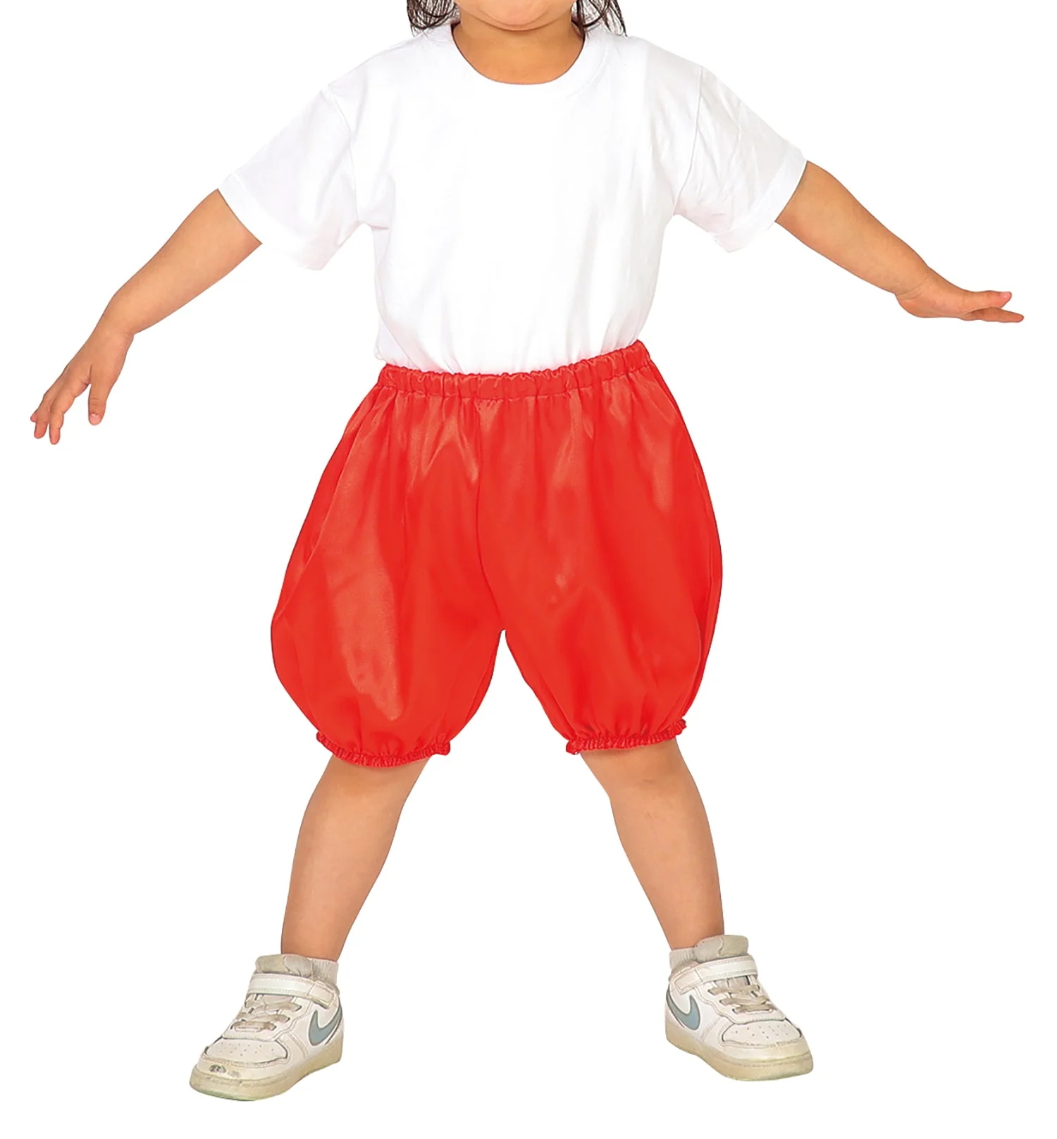 Soft satin pumpkin pants C red - Image 3