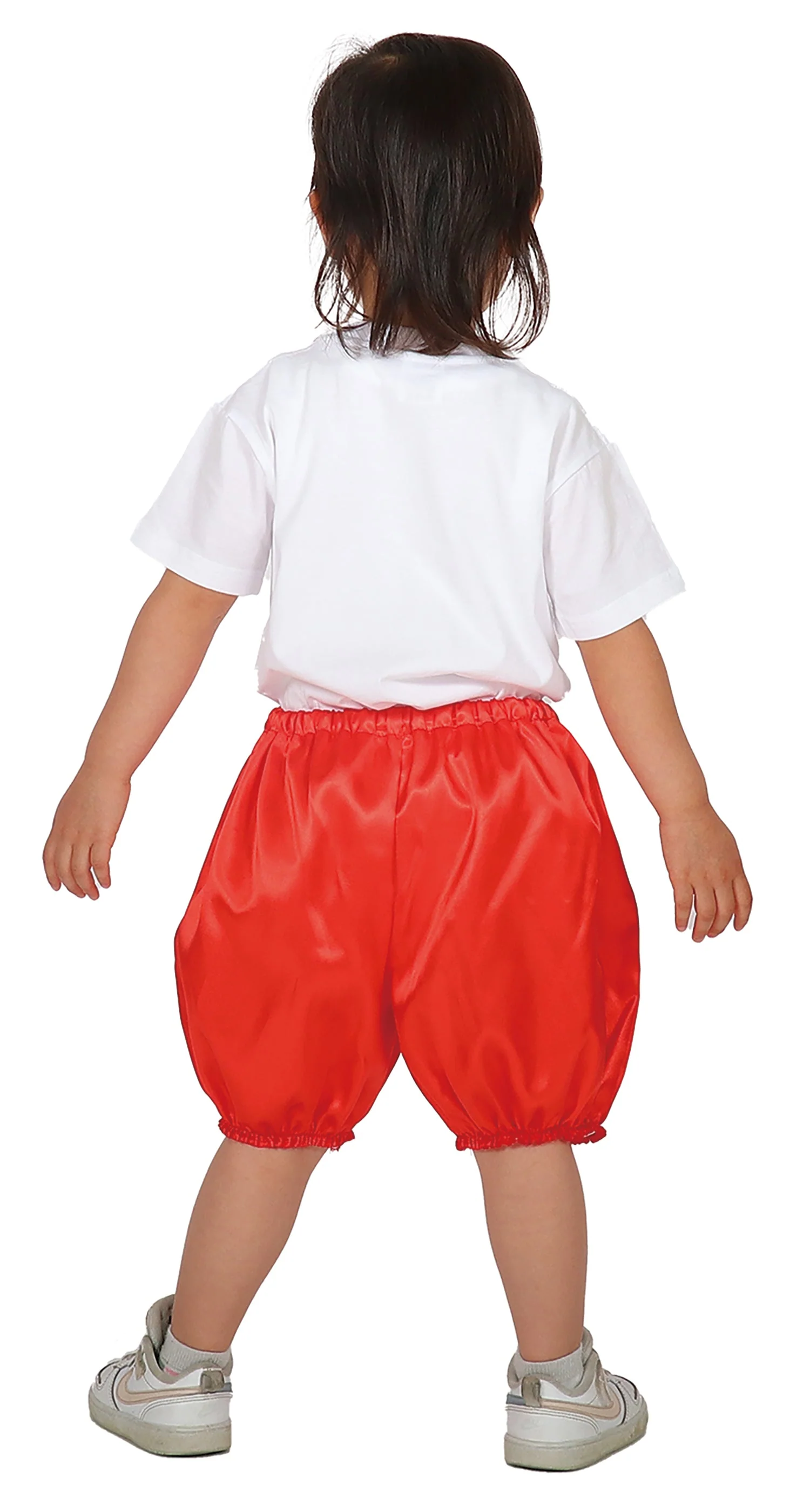 Soft satin pumpkin pants C red - Image 4