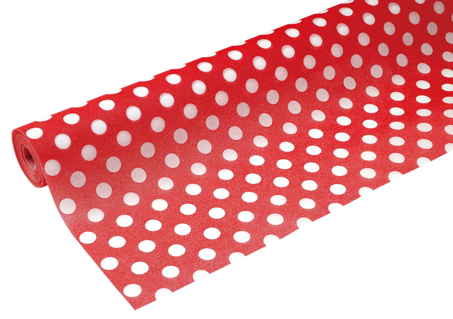Color non-woven fabric 10m roll polka dot red - Image 2