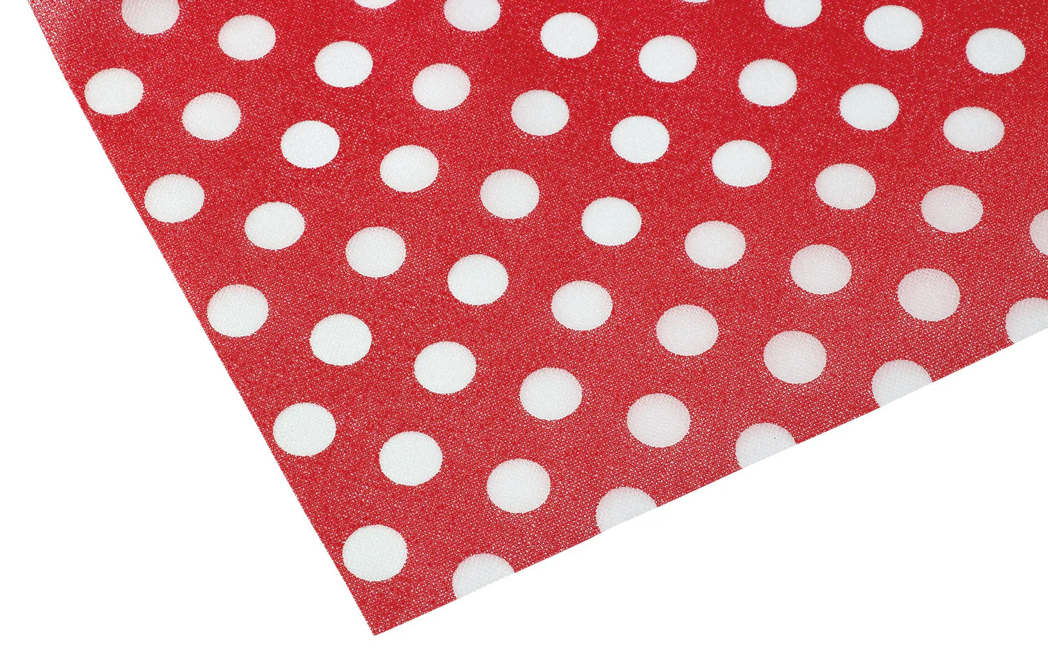 Color non-woven fabric 10m roll polka dot red - Image 3