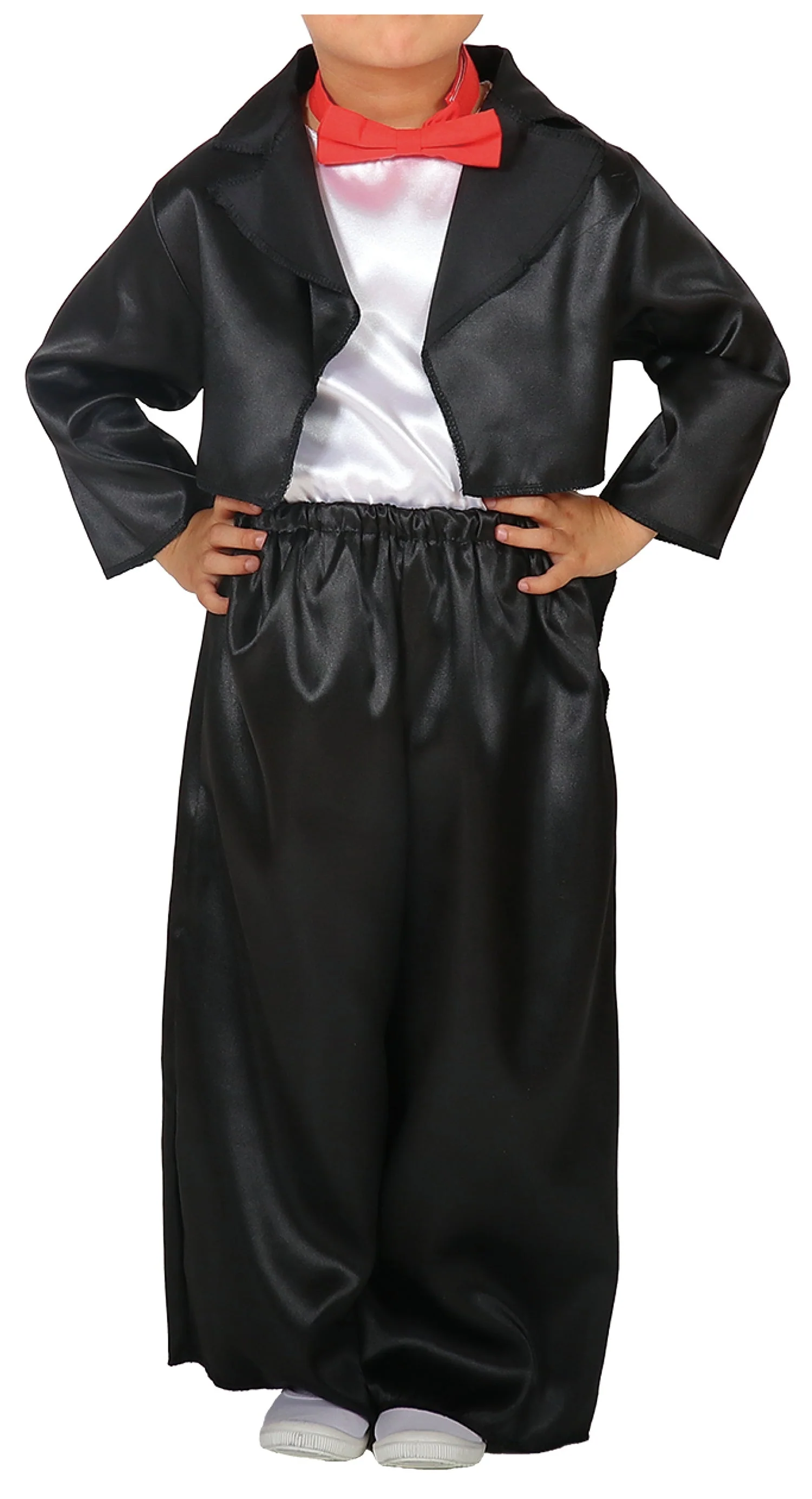 Soft satin jacket black - Image 3