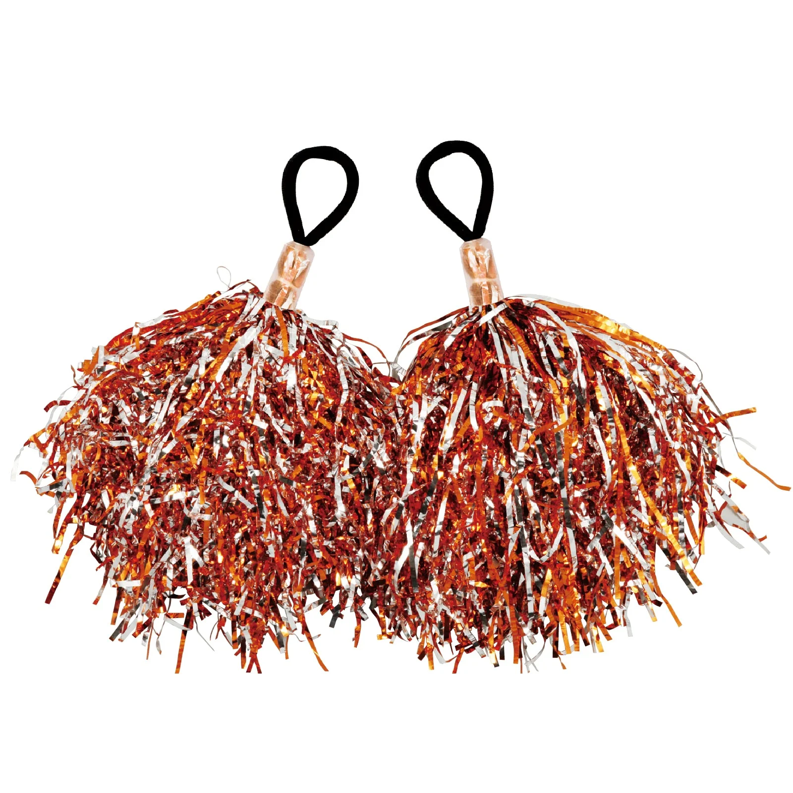 Hands-Free Pom-Pom Orange Silver