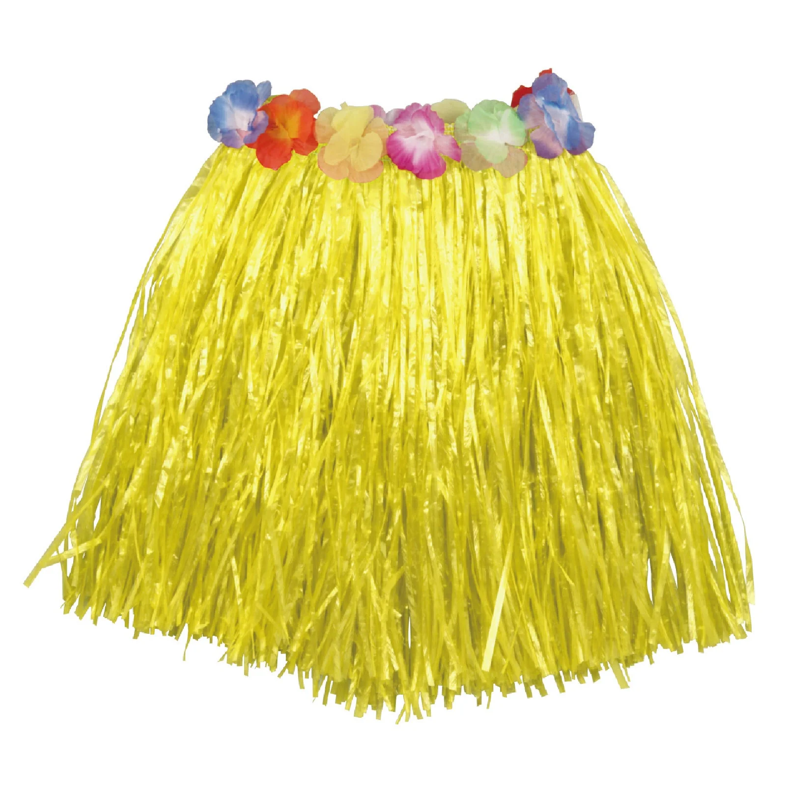 Waist Grass Skirt (30cm) Yellow