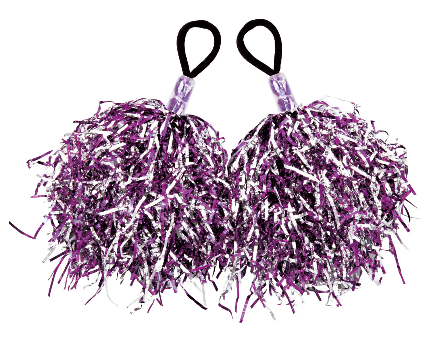 Hands-Free Pom-Pom Purple Silver